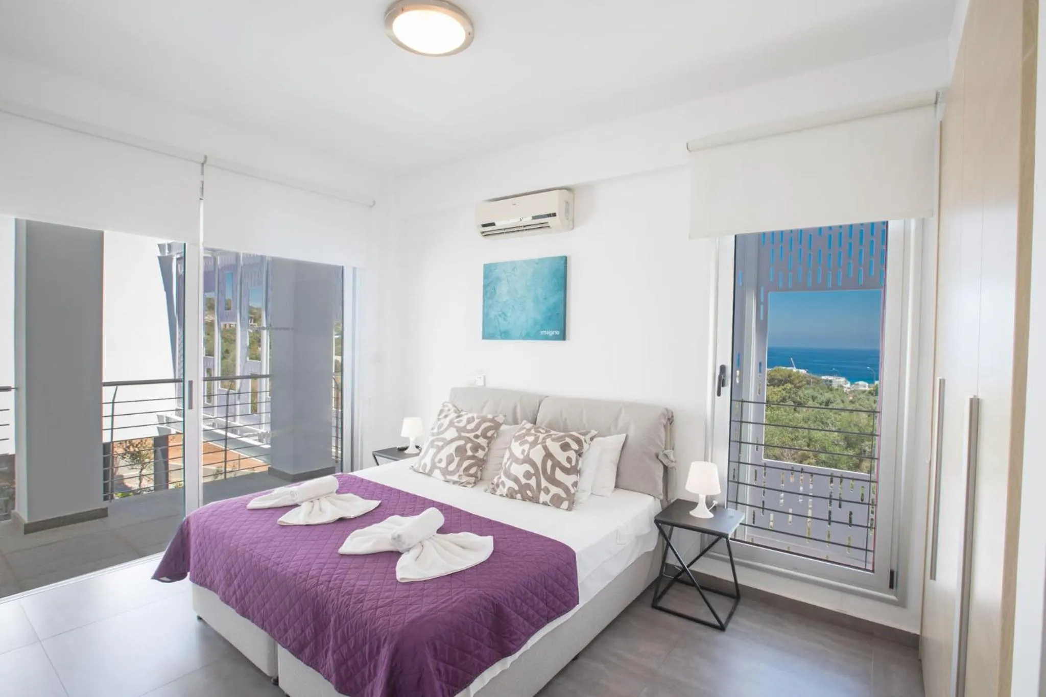 Bed in Villa Prcv614, Luxury 6bdr Protaras Villa with Pool and Panoramic Sea views