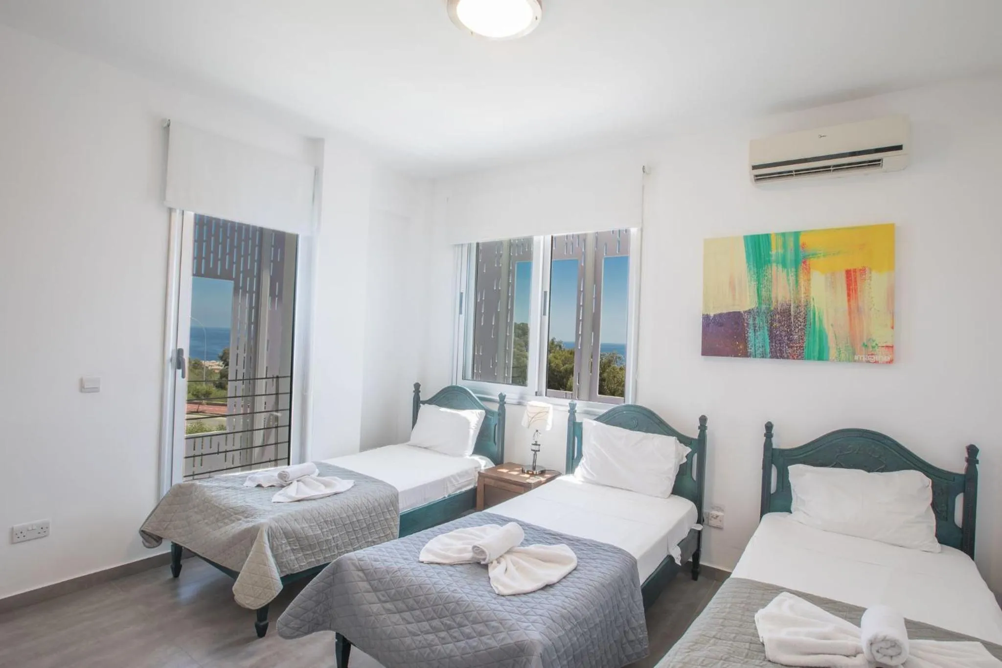 Bed in Villa Prcv614, Luxury 6bdr Protaras Villa with Pool and Panoramic Sea views