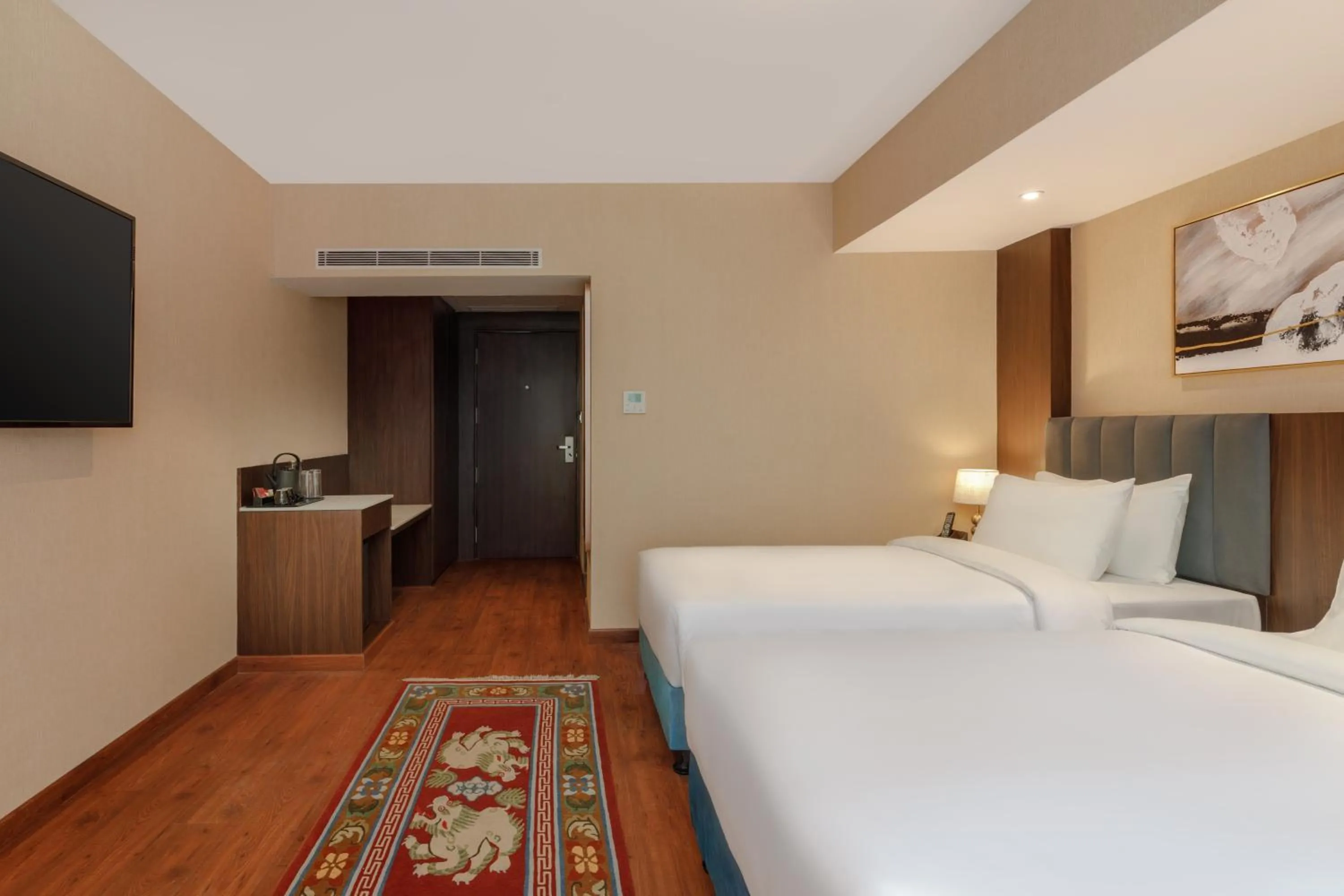 Bed in Royal Tulip Kathmandu