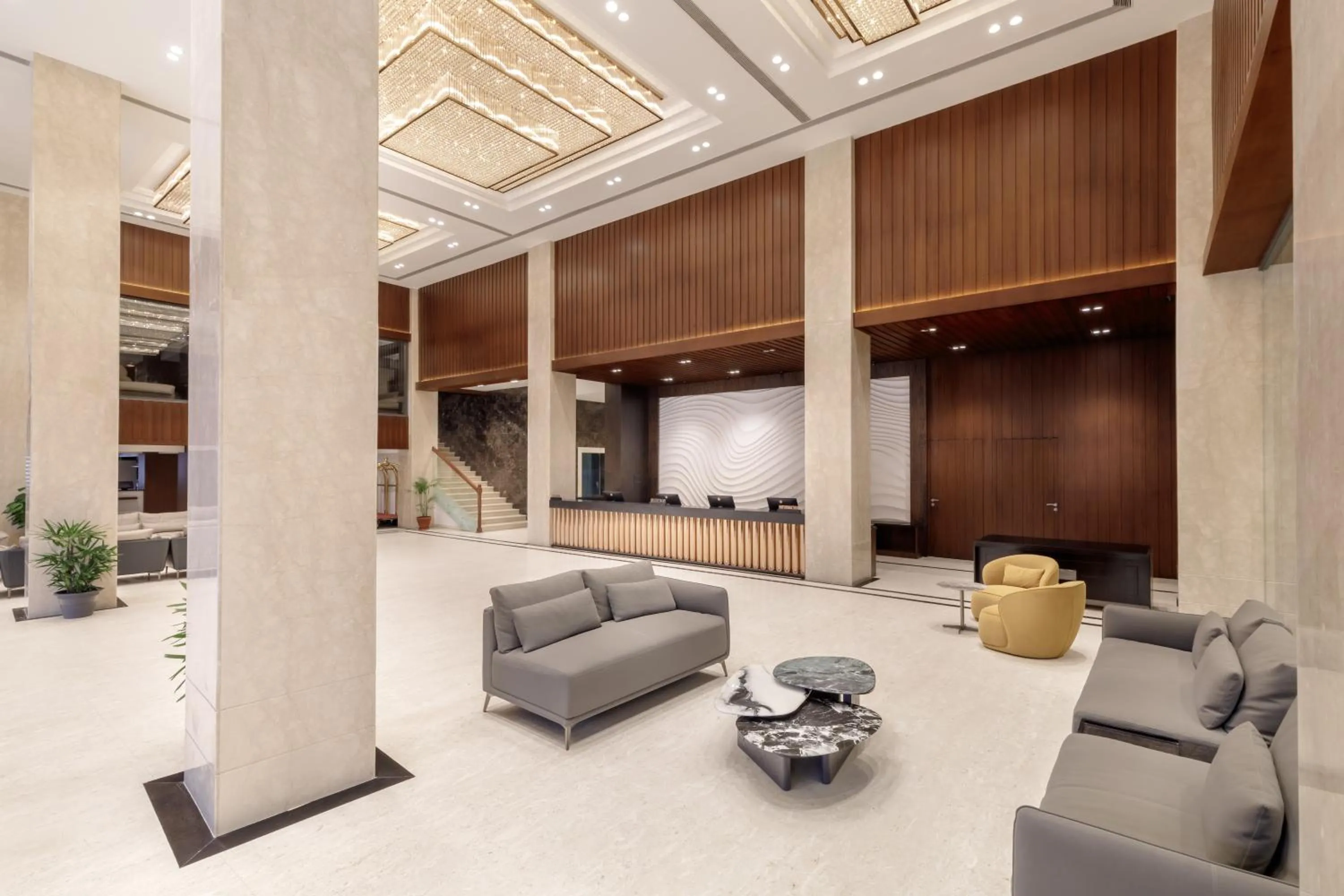 Lobby or reception in Royal Tulip Kathmandu