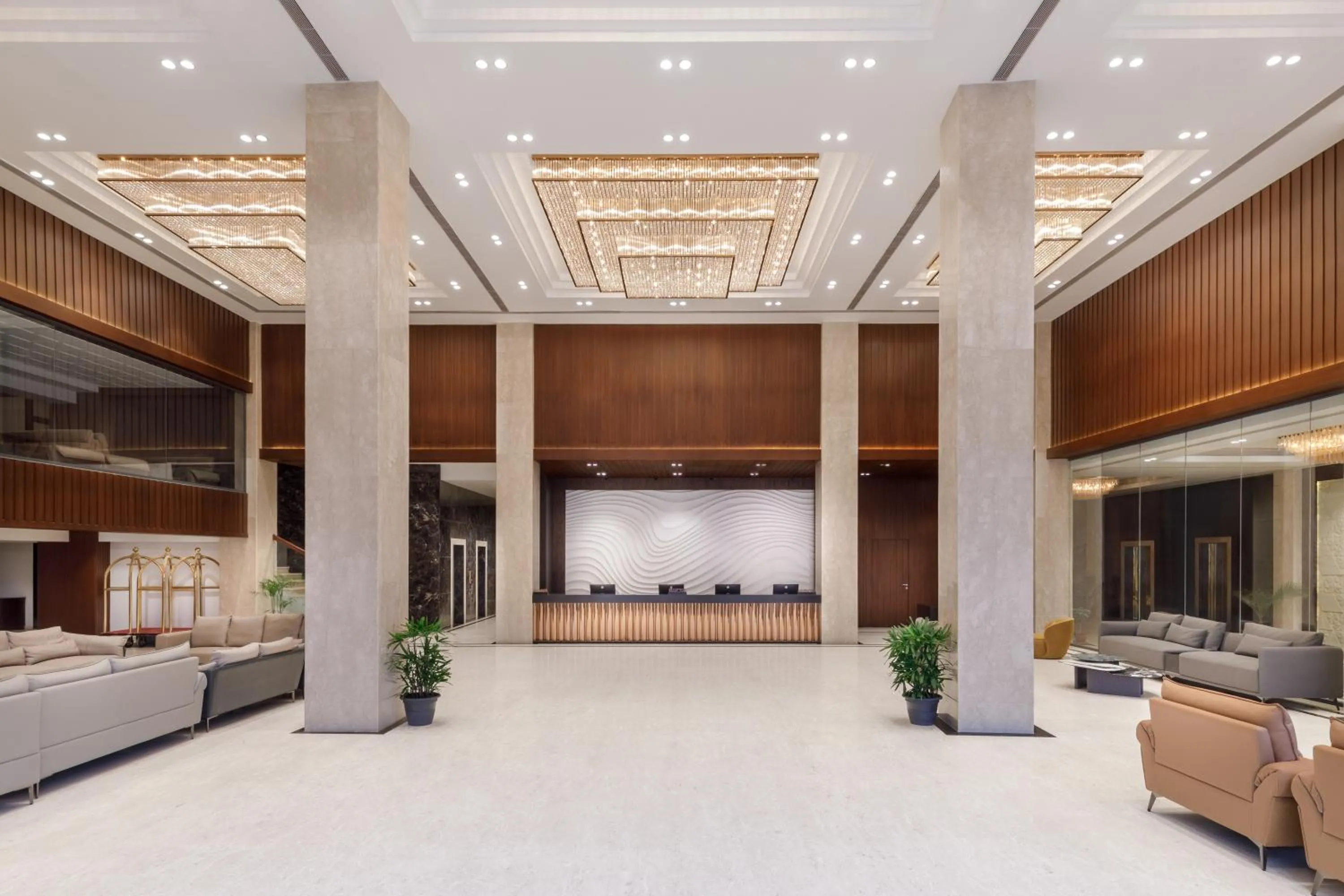 Lobby or reception in Royal Tulip Kathmandu