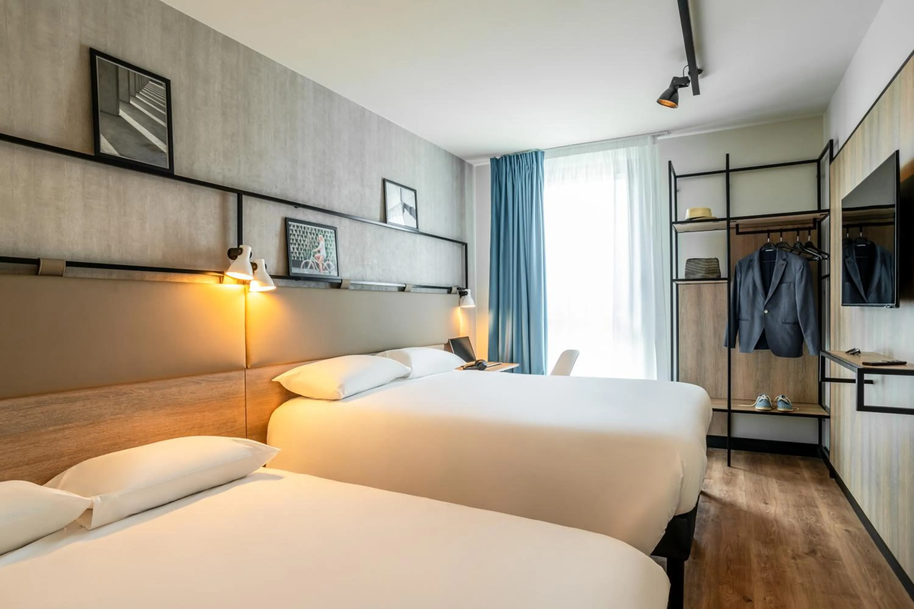 Bedroom, Bed in ibis Bordeaux Nord Carbon Blanc