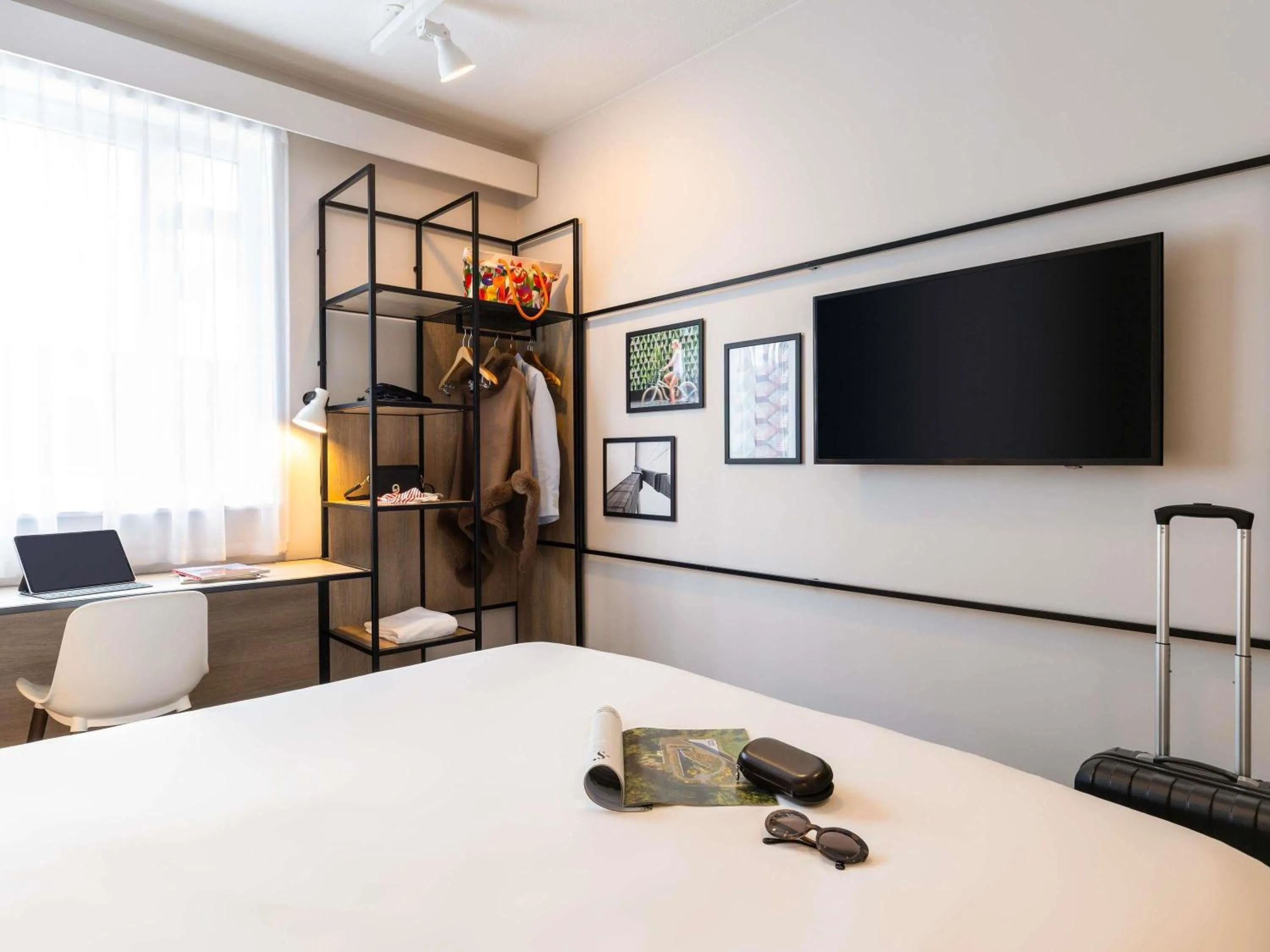 Bedroom, Bed in ibis Bordeaux Nord Carbon Blanc