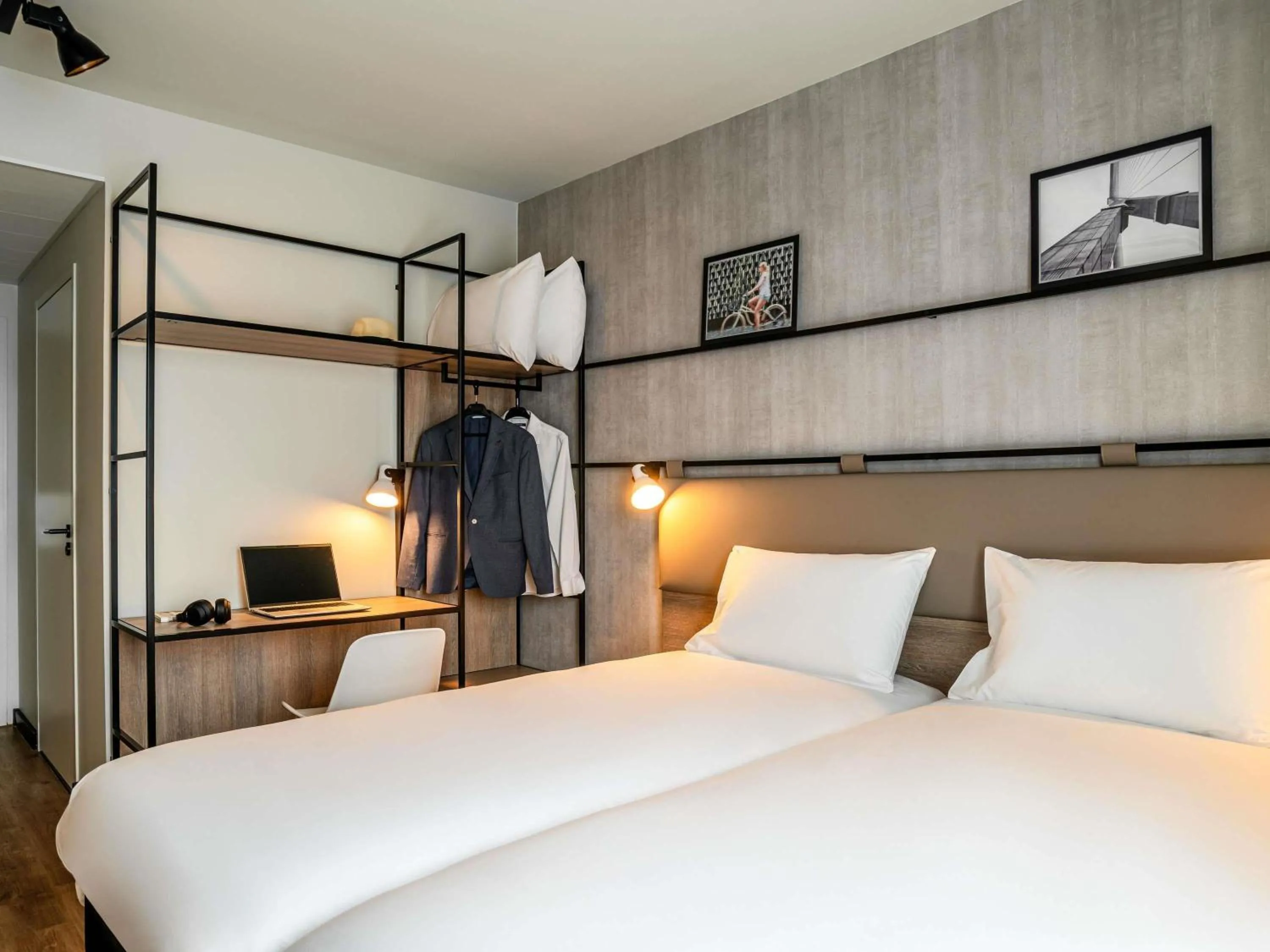 Bedroom, Bed in ibis Bordeaux Nord Carbon Blanc