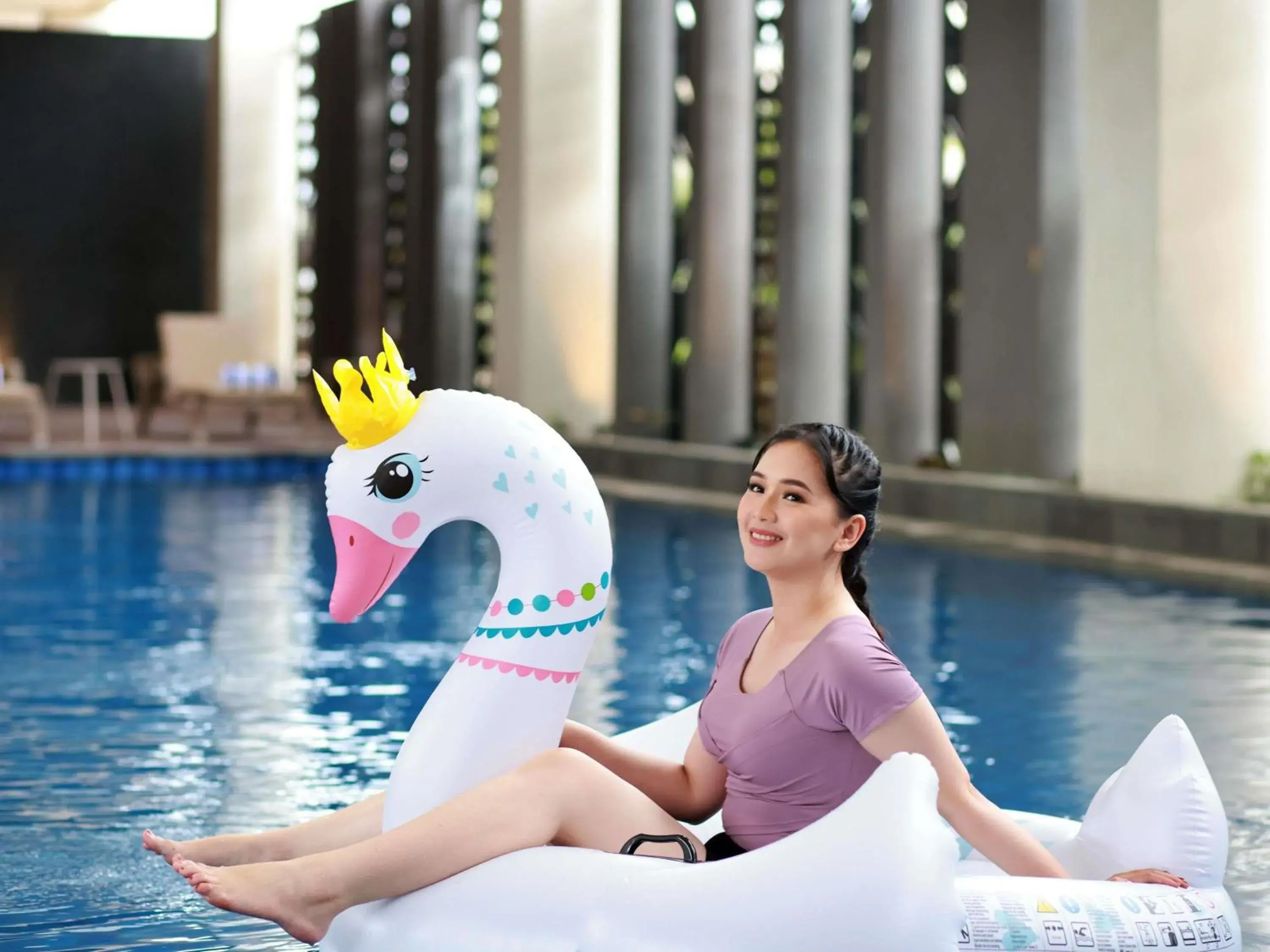 Pool view in Mercure Berau Pool view in Mercure Berau