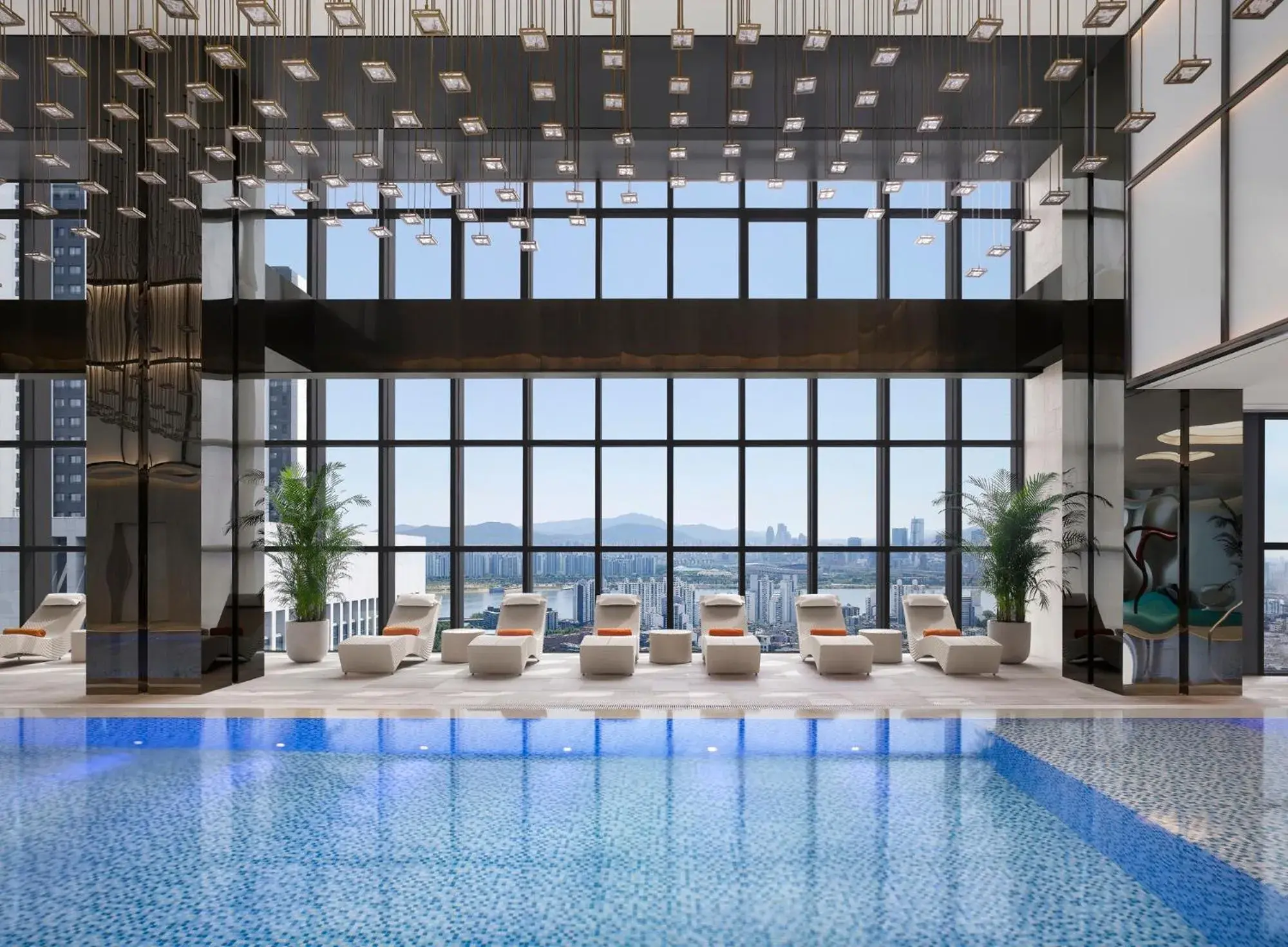 Swimming pool in Pullman Ambassador Seoul Eastpole Swimming pool in Pullman Ambassador Seoul Eastpole