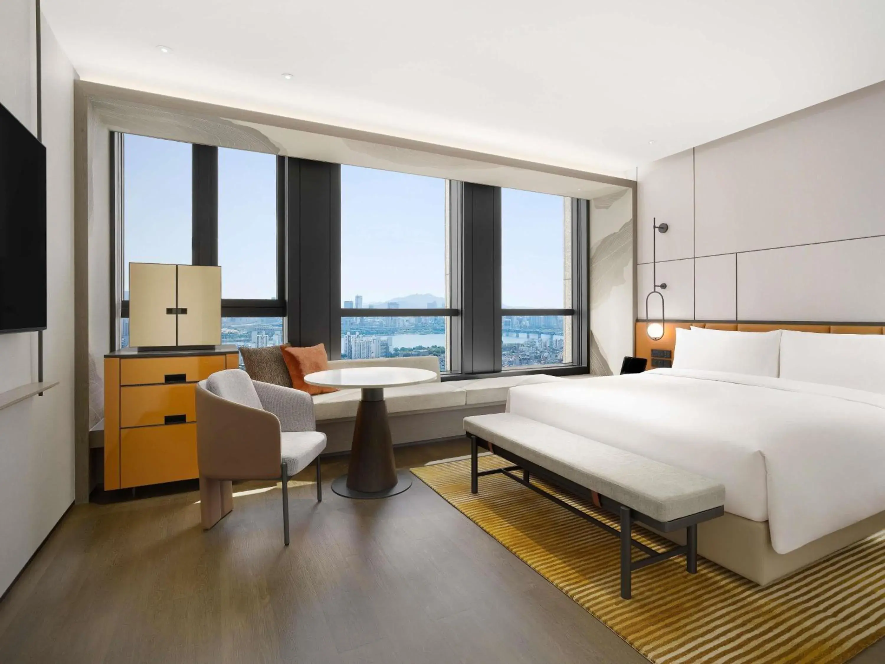 Bedroom, Bed in Pullman Ambassador Seoul Eastpole Bedroom, Bed in Pullman Ambassador Seoul Eastpole