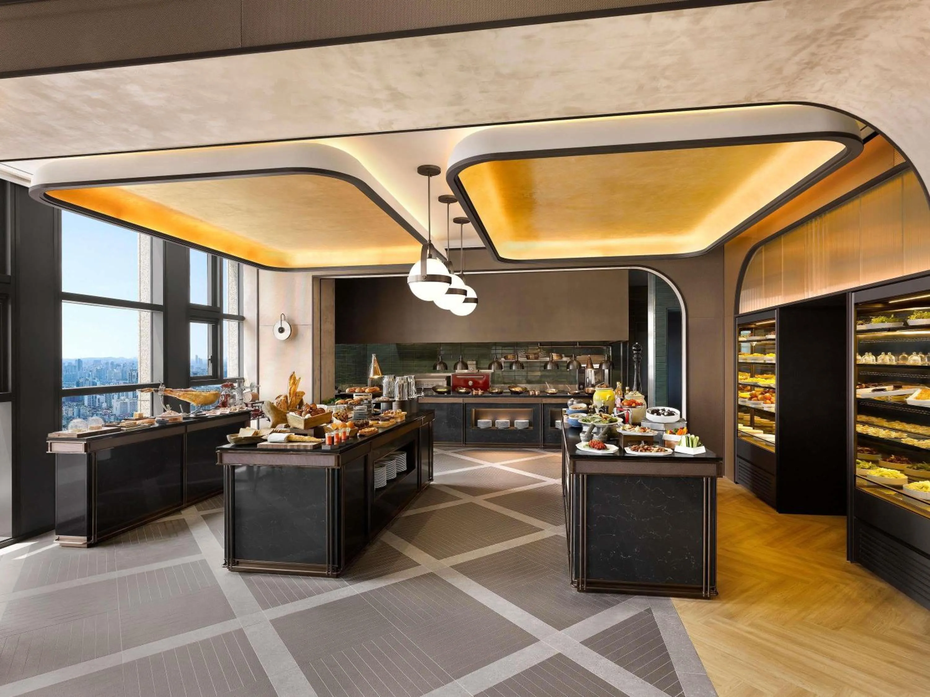 Breakfast in Pullman Ambassador Seoul Eastpole