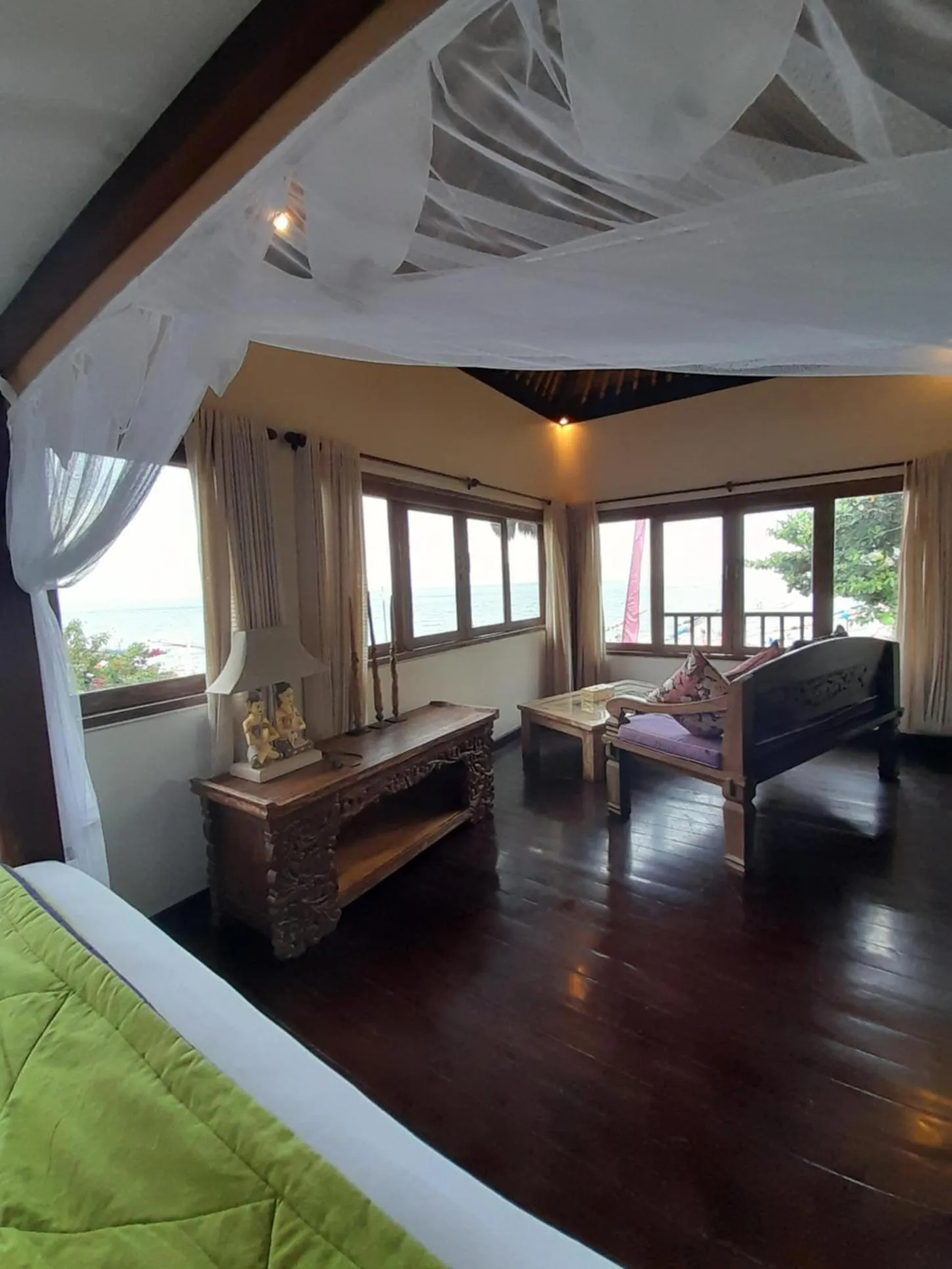 Bedroom, Bed in Life in Amed Beach Hotel