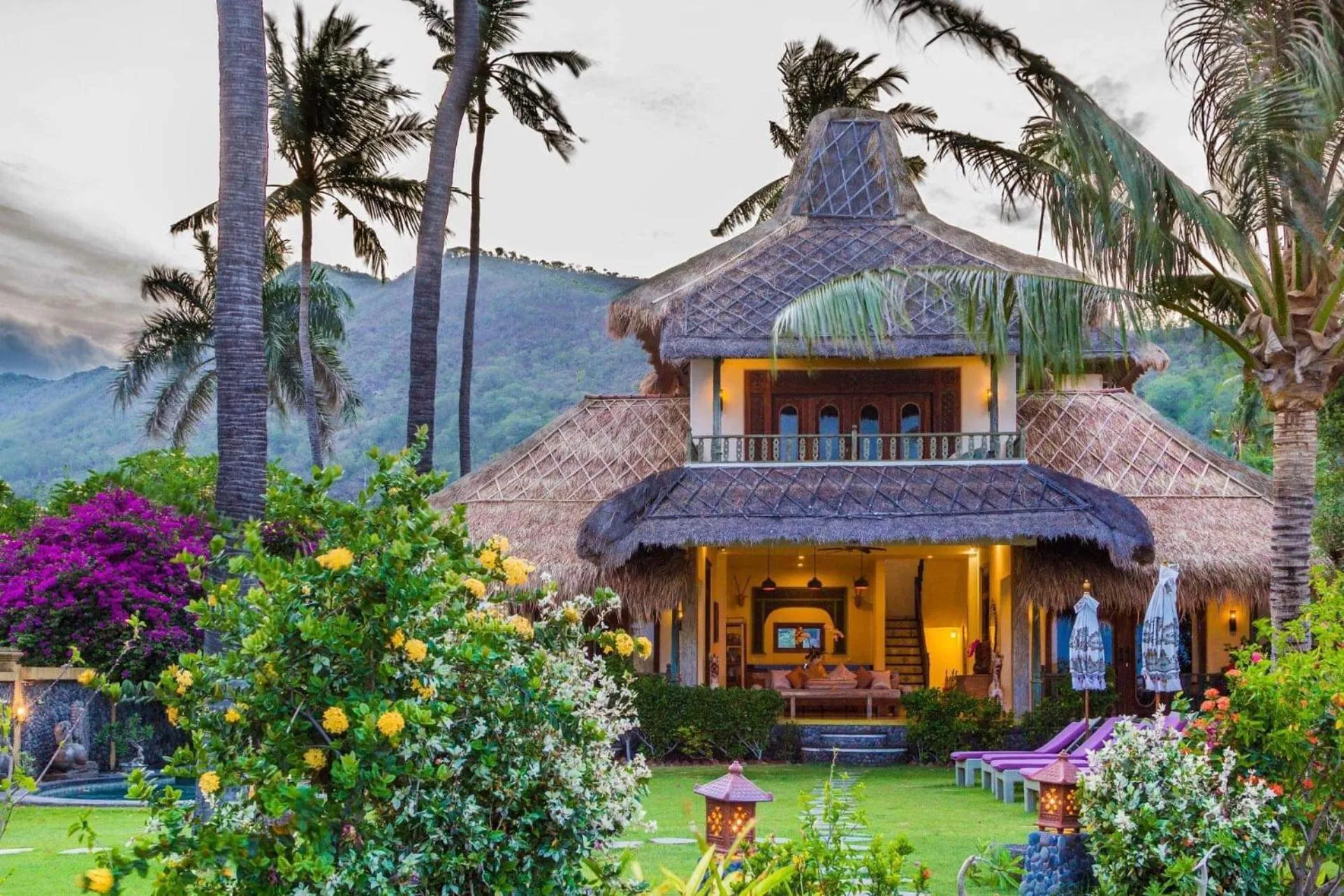 Property building in Life in Amed Beach Hotel