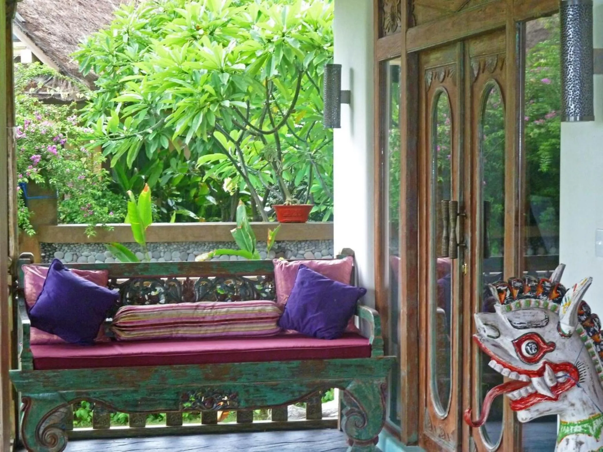 Patio in Life in Amed Beach Hotel