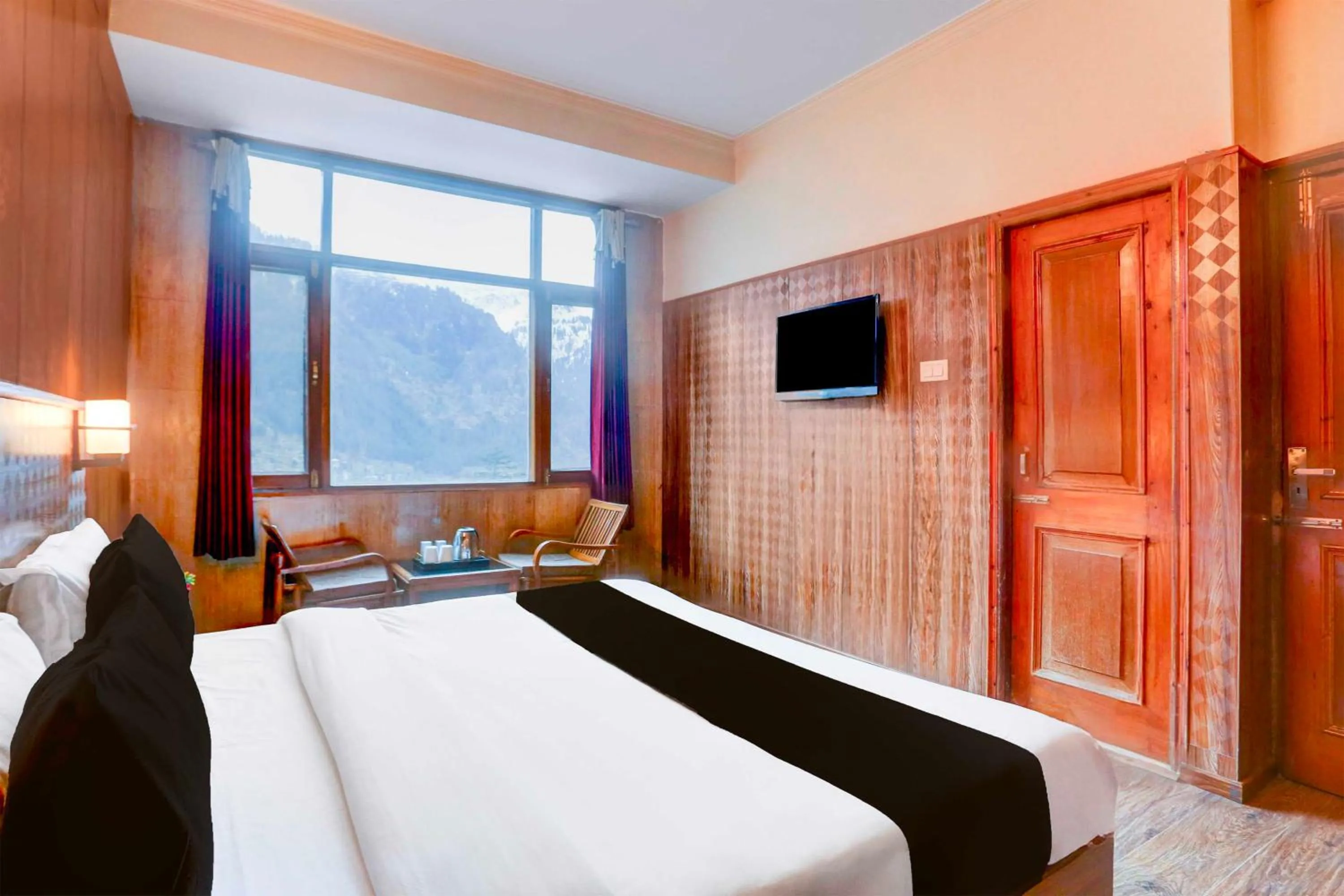 Bedroom, Bed in Hotel O Manali Near Hadimba Temple