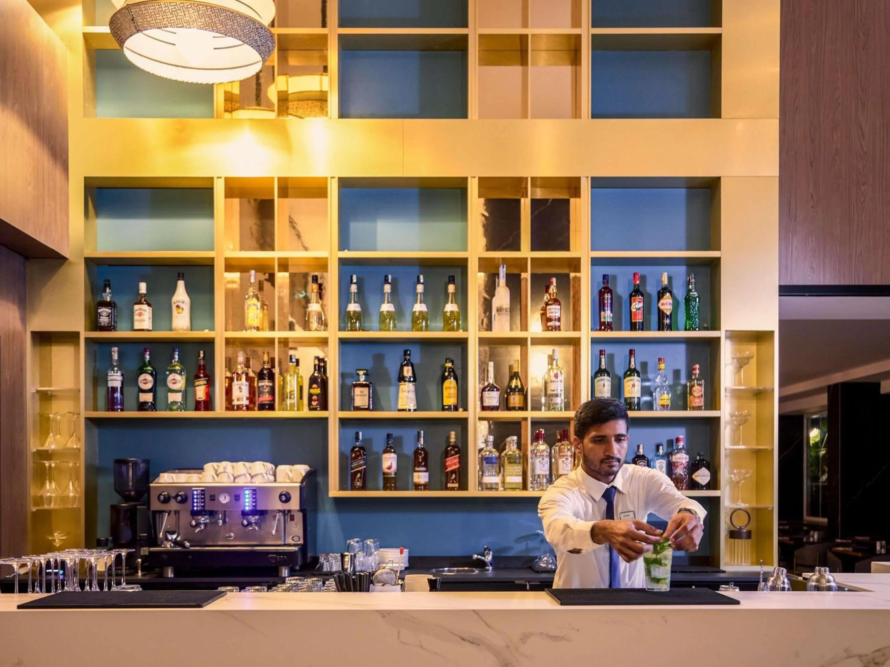 Lounge or bar in Novotel Malta Sliema