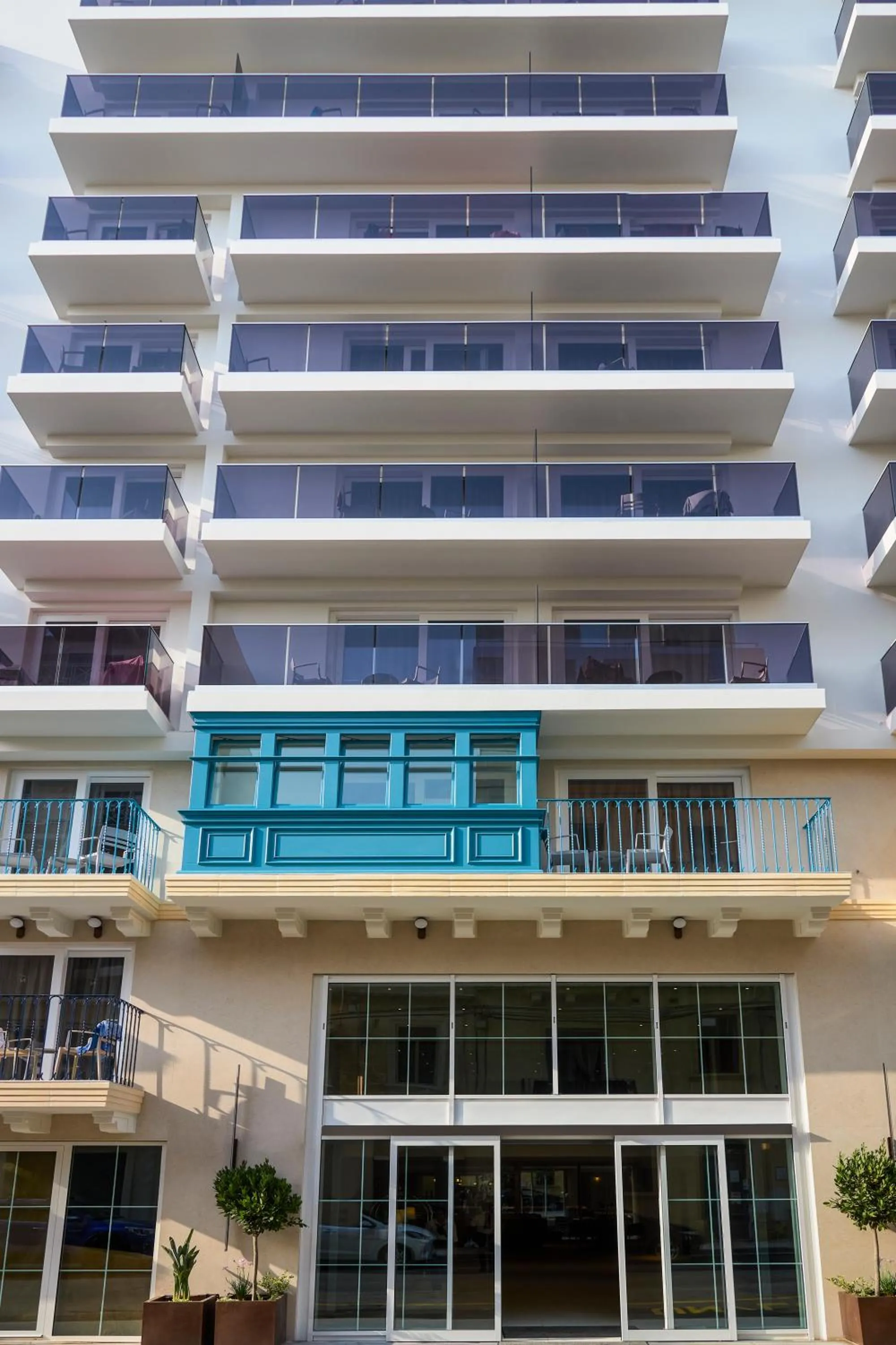 Facade/entrance in Novotel Malta Sliema