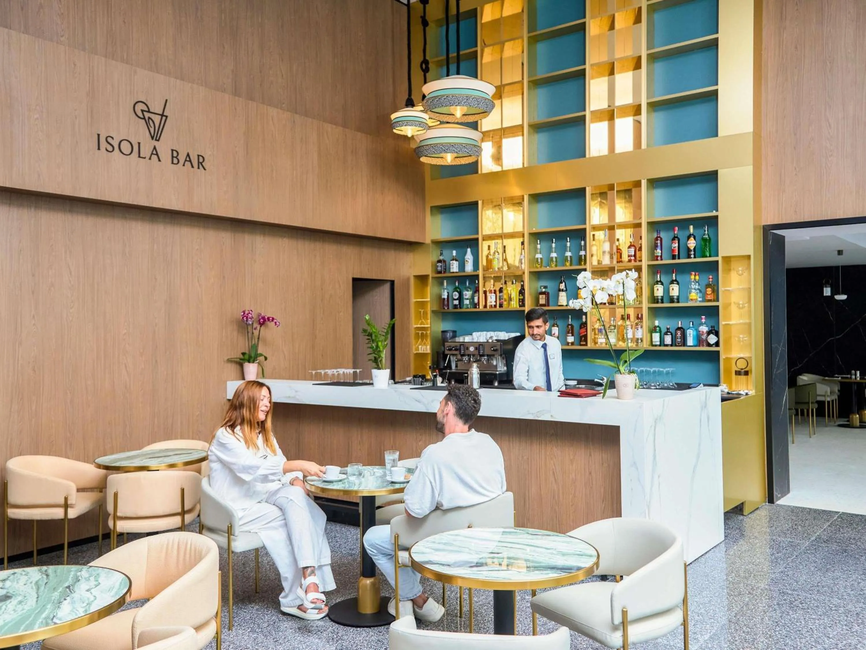 Lounge or bar in Novotel Malta Sliema