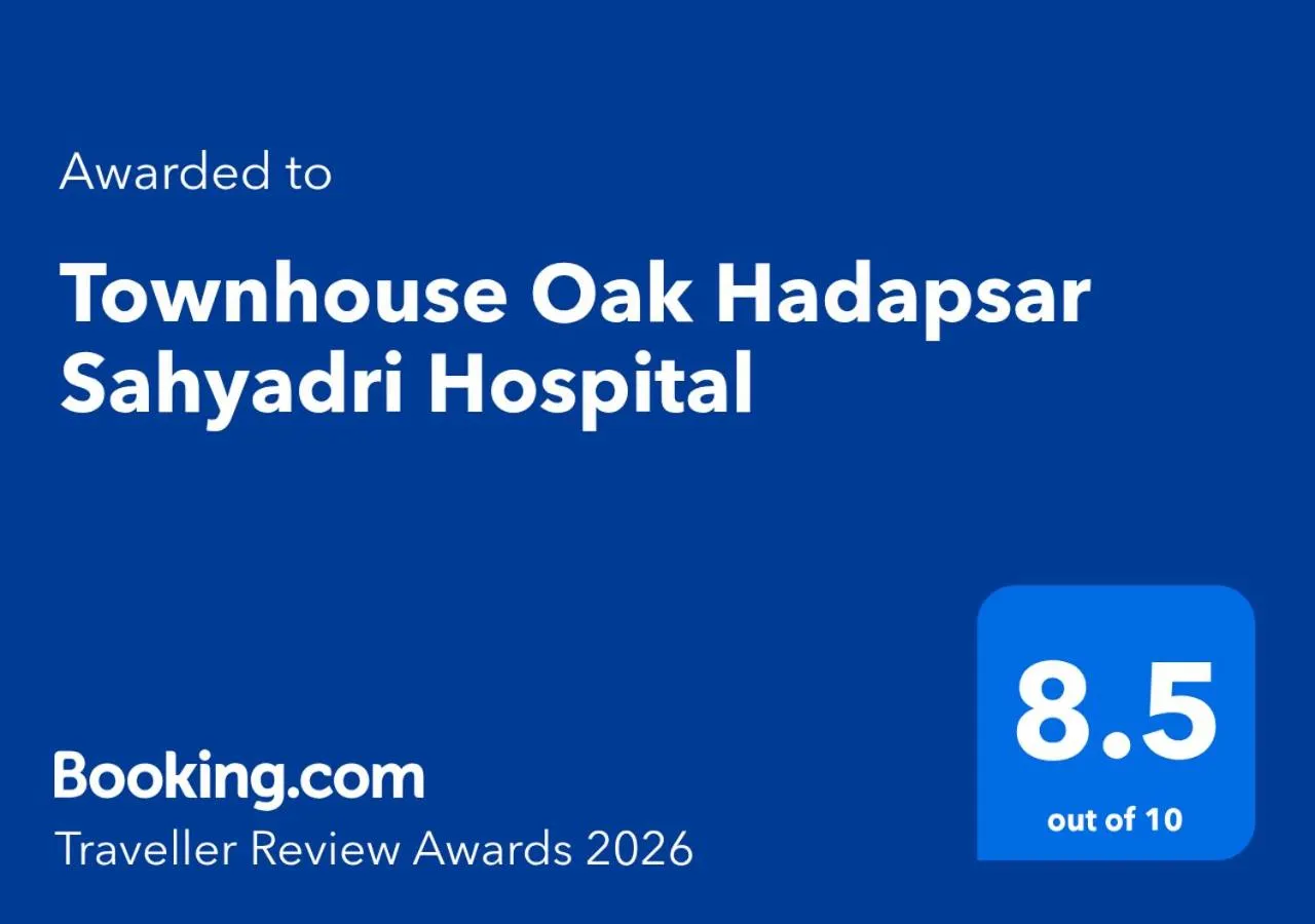 Certificate/Award in Townhouse Oak Hadapsar Sahyadri Hospital