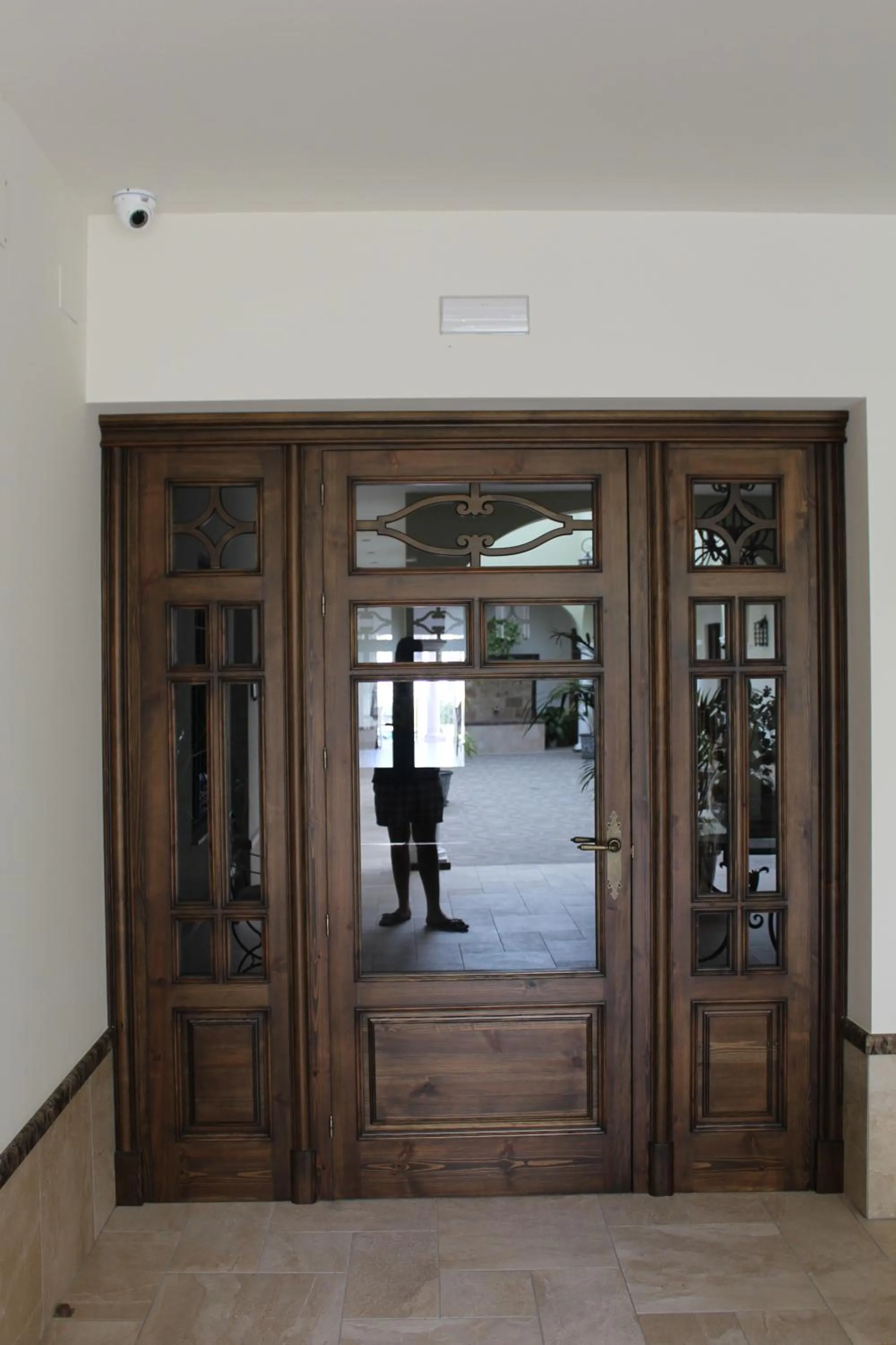 Patio in Hostal Garlu