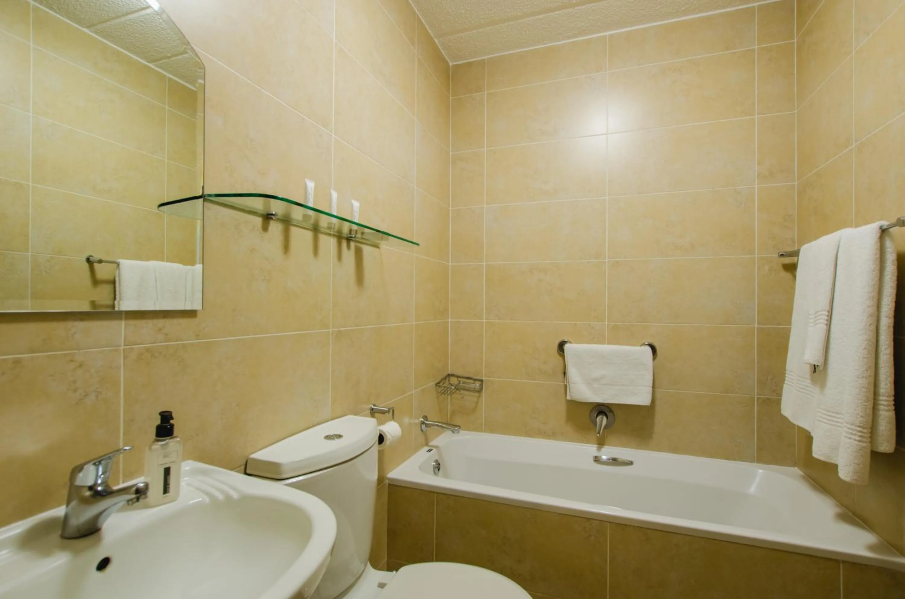 Shower in Melrose Corner Self-Catering Hotel Apartments