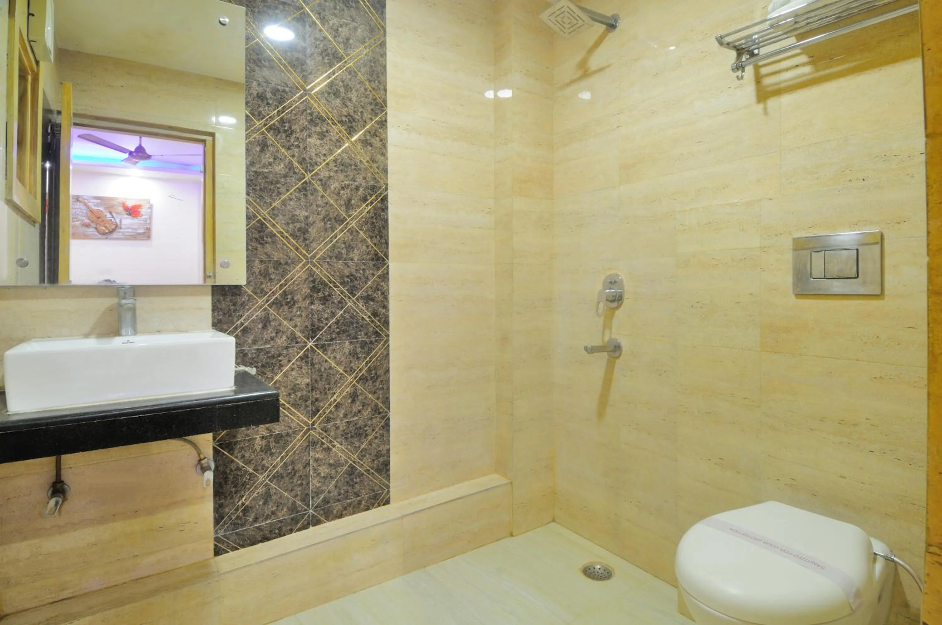 Shower in Hotel Prince Palace Deluxe - New Delhi