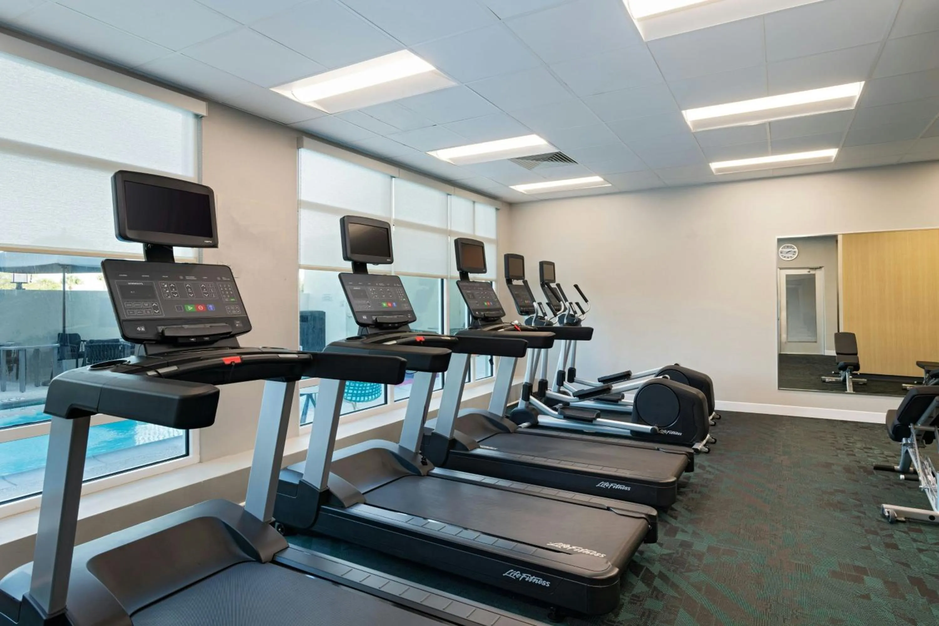 Fitness centre/facilities in TownePlace Suites Brownsville