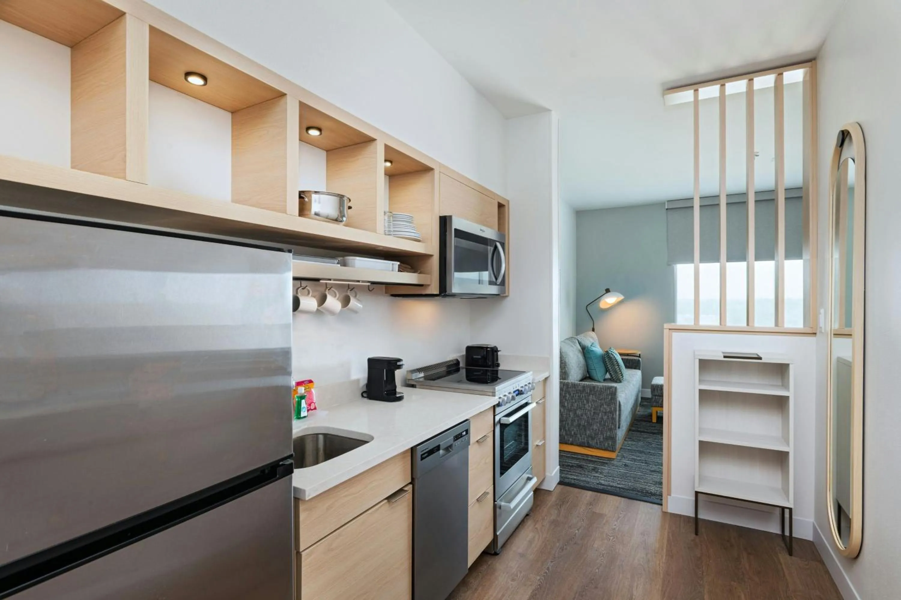 Kitchen or kitchenette in TownePlace Suites Brownsville