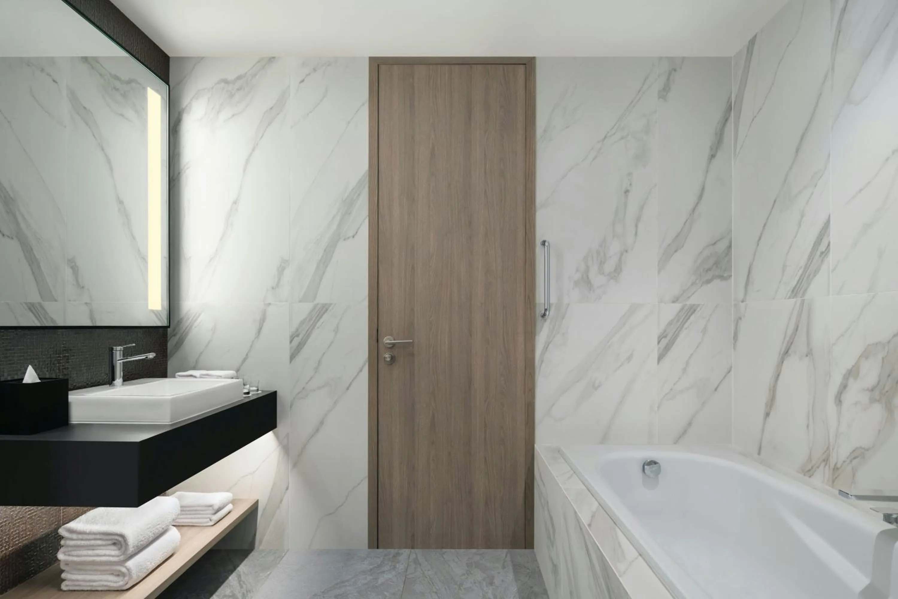 Bathroom in Four Points by Sheraton Bekasi