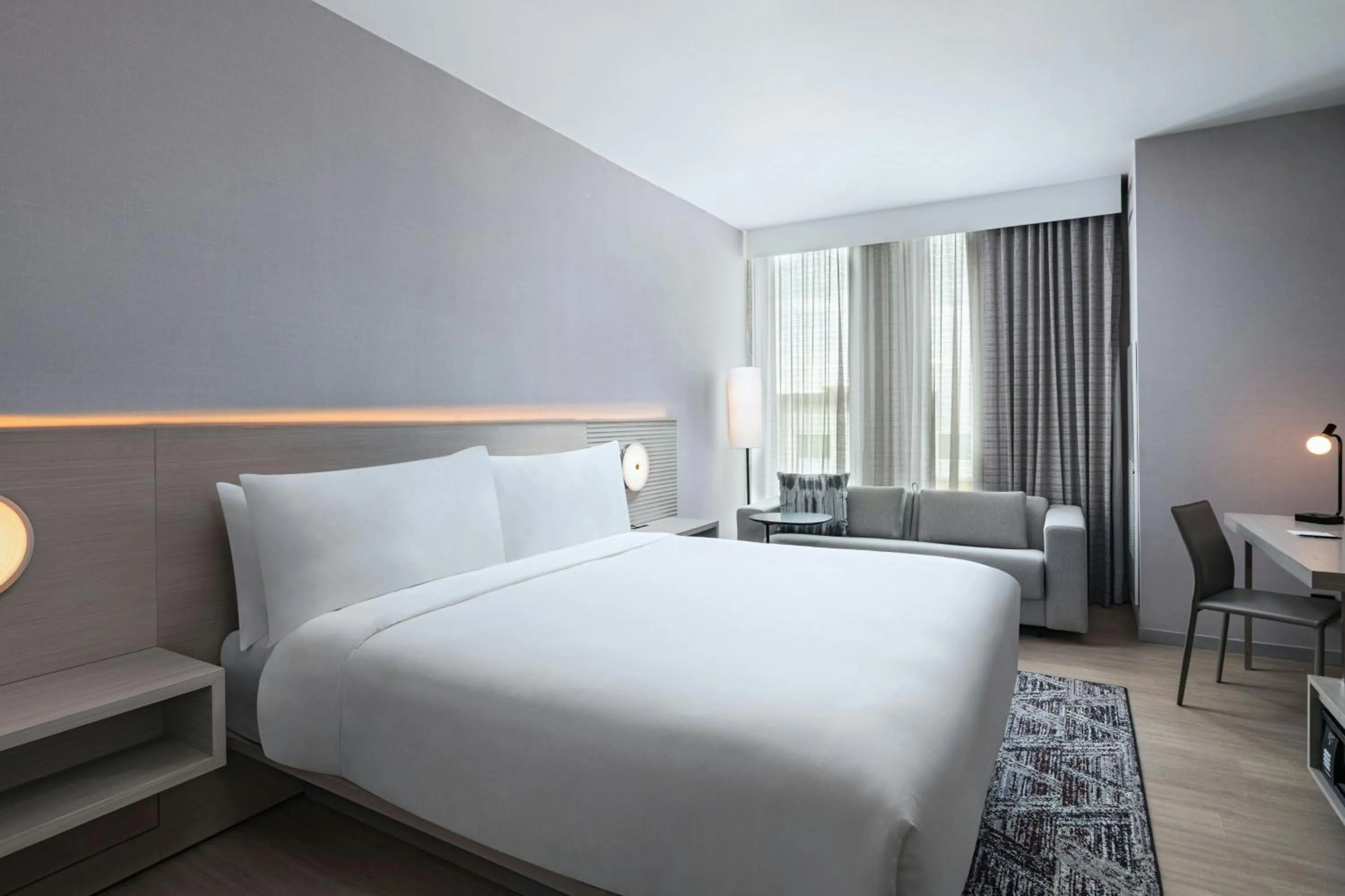 Photo of the whole room, Bed in AC Hotel by Marriott Phoenix North Norterra