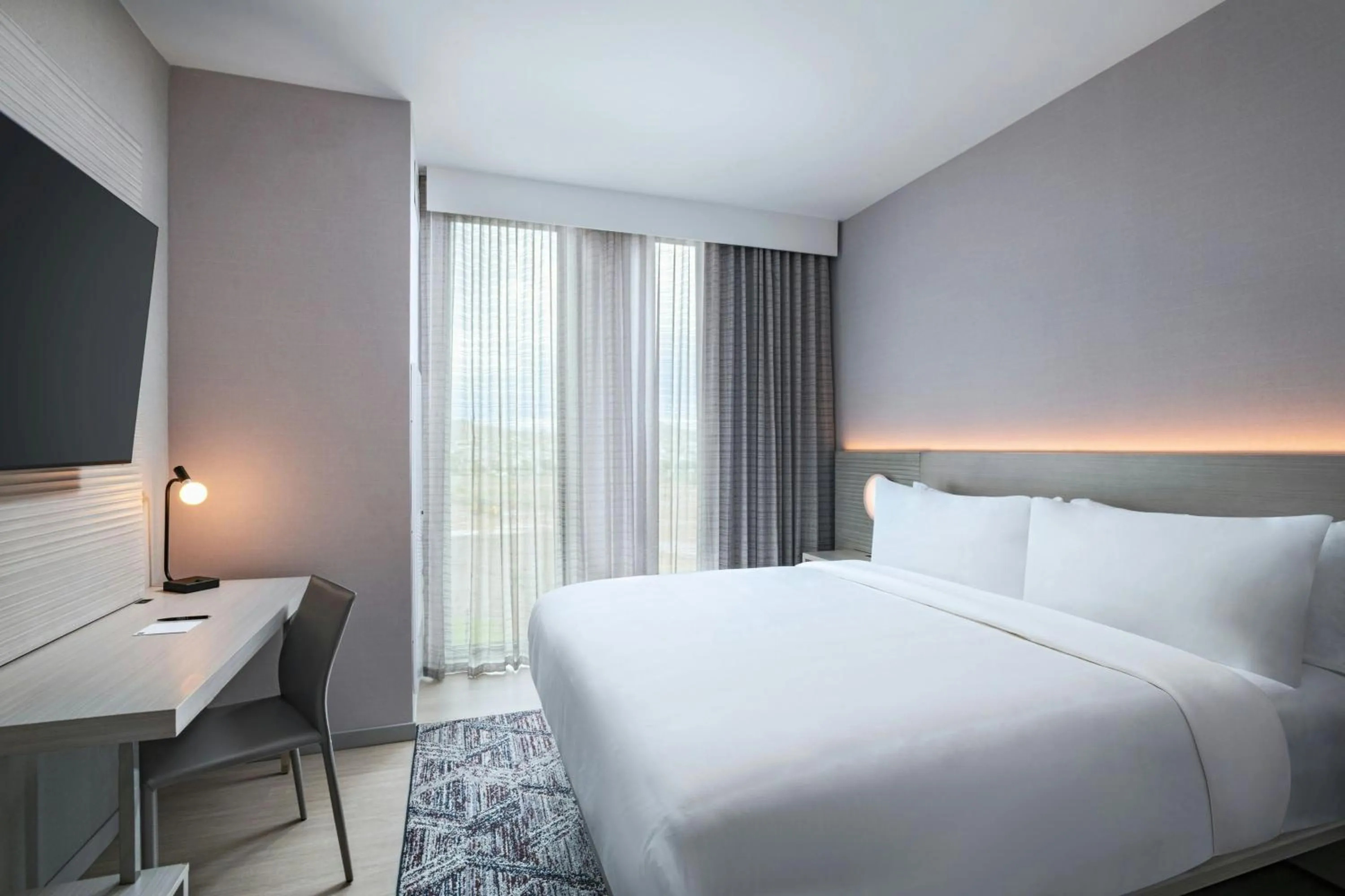 Photo of the whole room, Bed in AC Hotel by Marriott Phoenix North Norterra