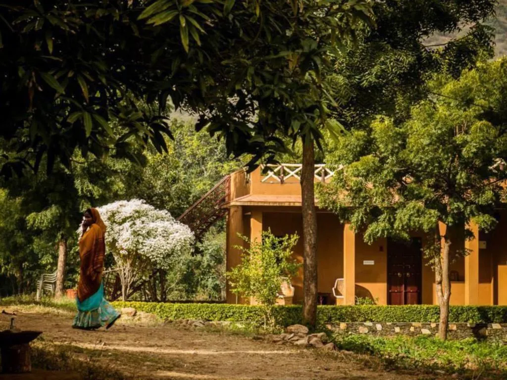 Facade/entrance in Krishna Ranch