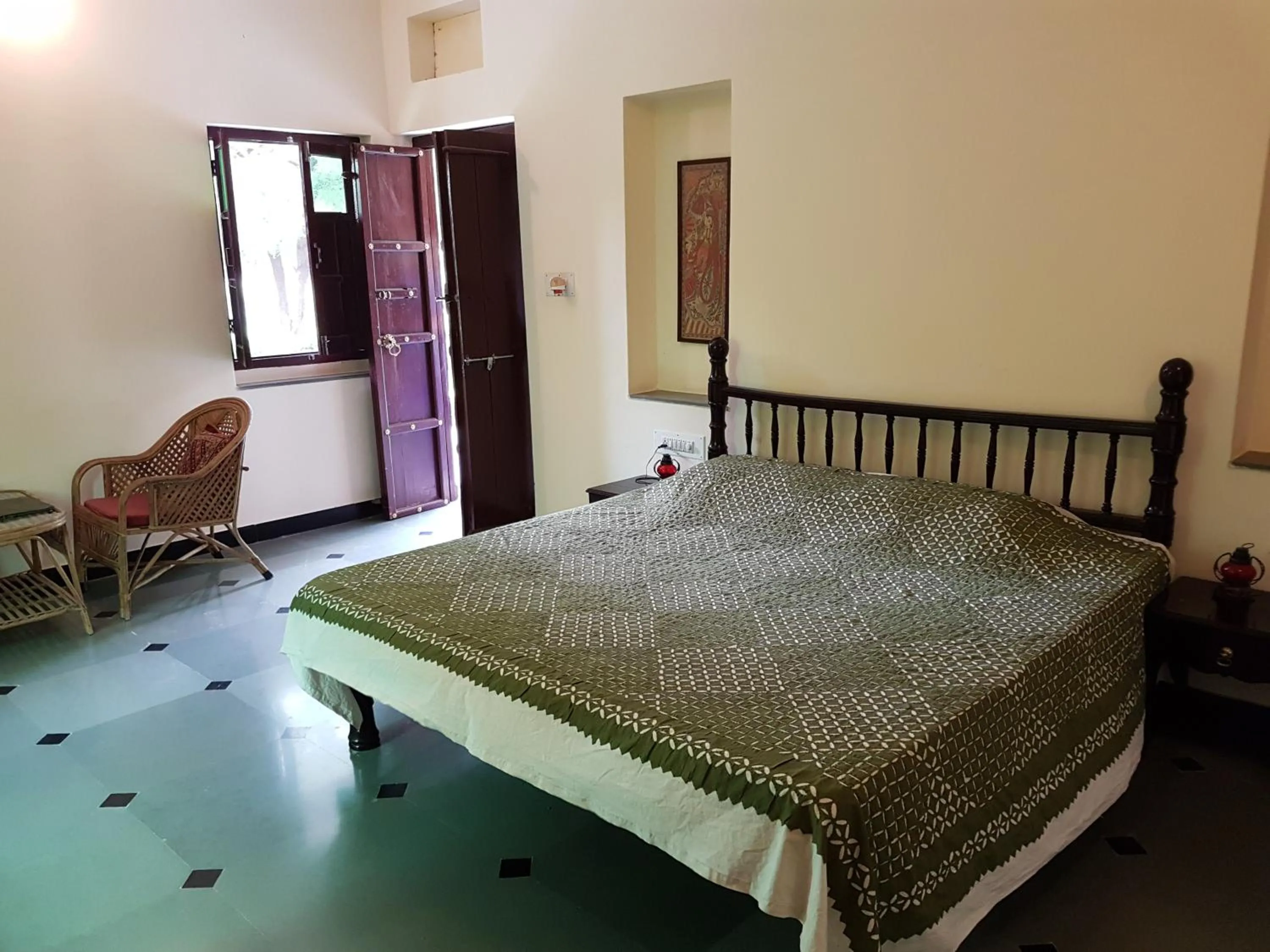 Bed in Krishna Ranch