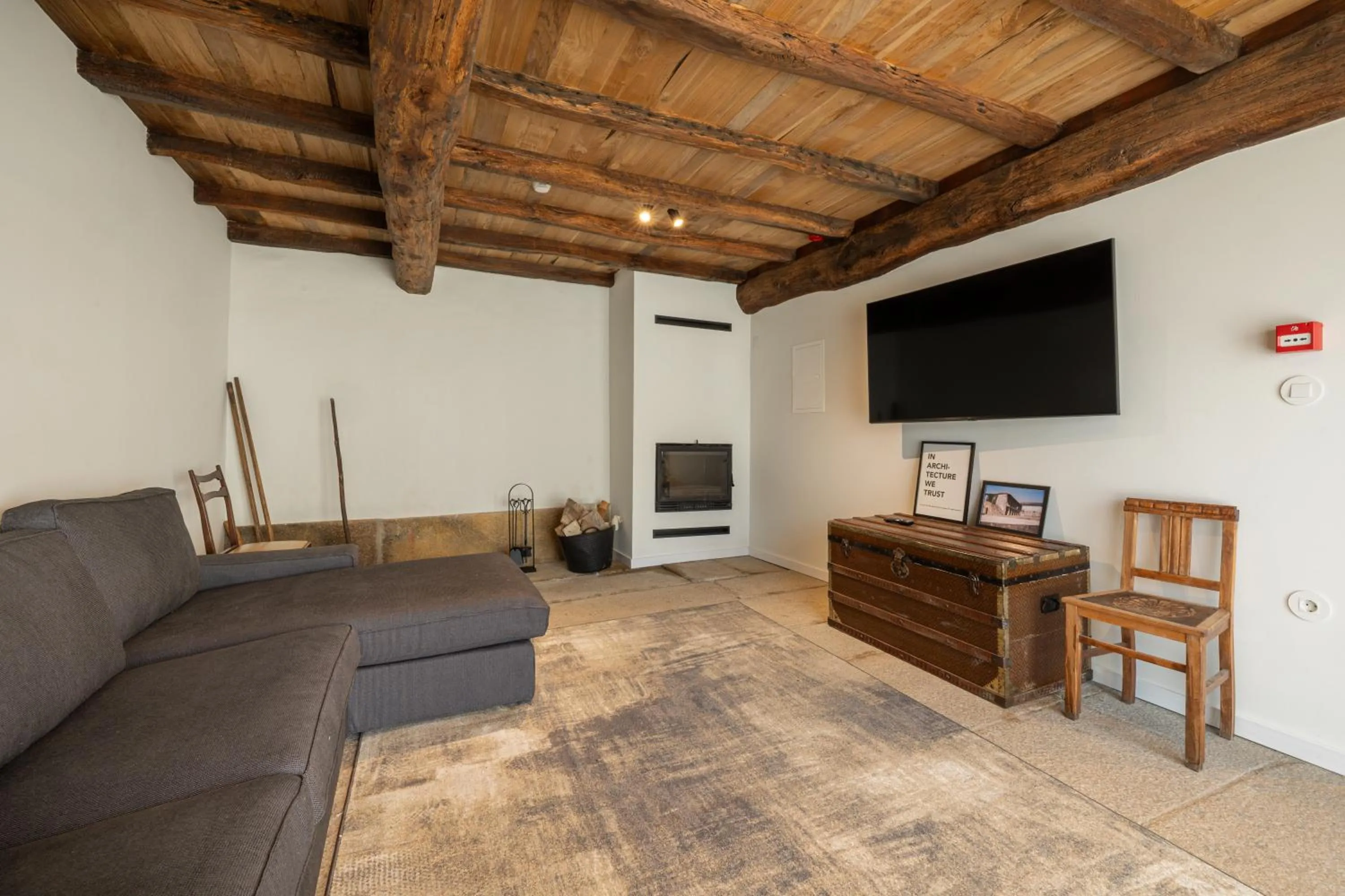 Living room in CasaNova Farmhouse