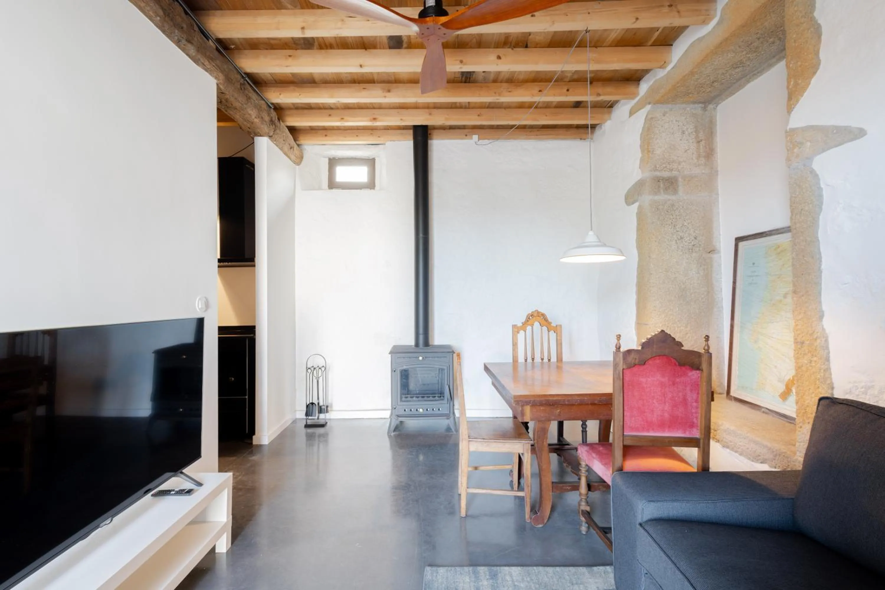Living room in CasaNova Farmhouse