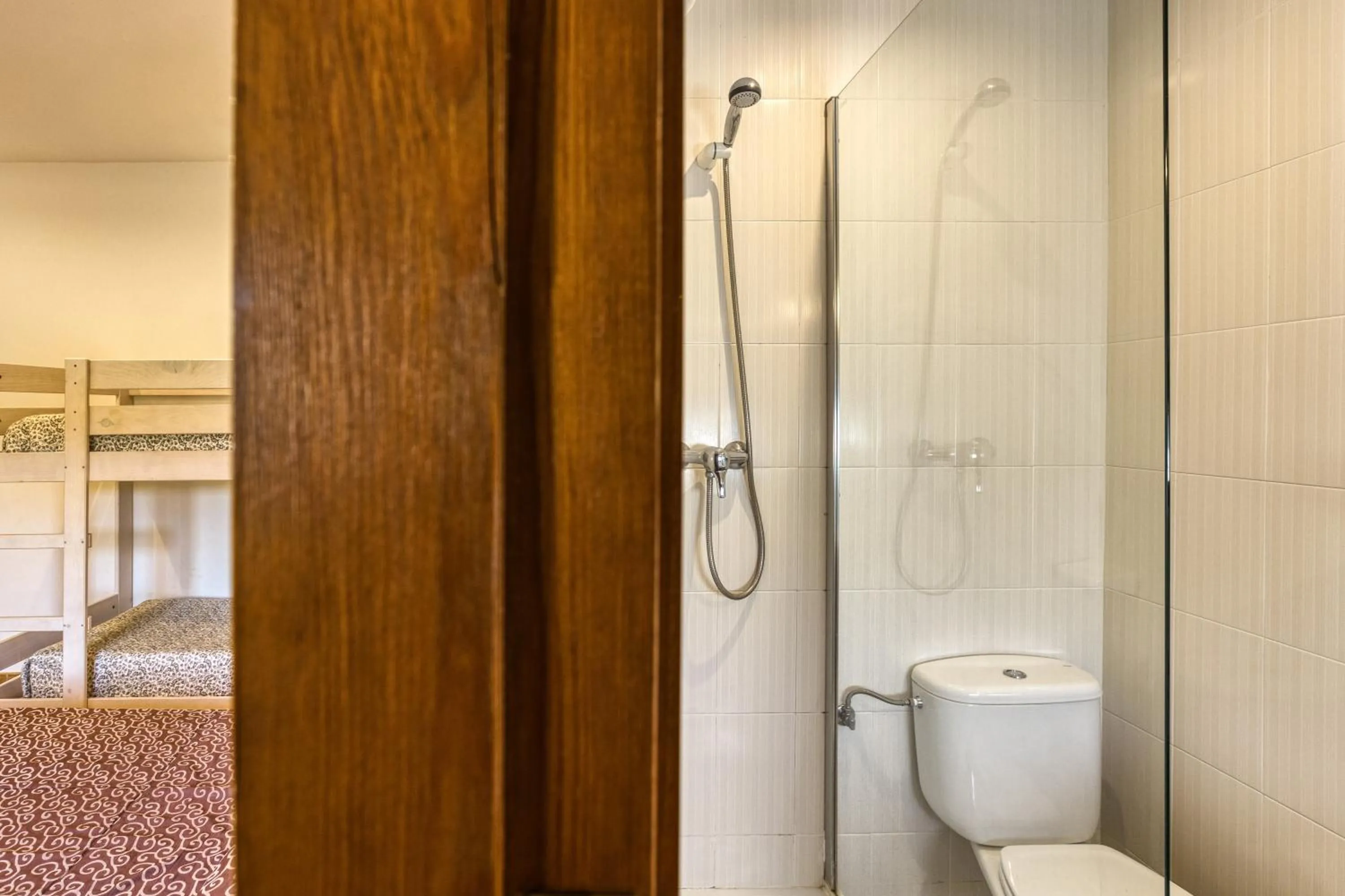 Bathroom, Bed in Casa Rural Can Miquel
