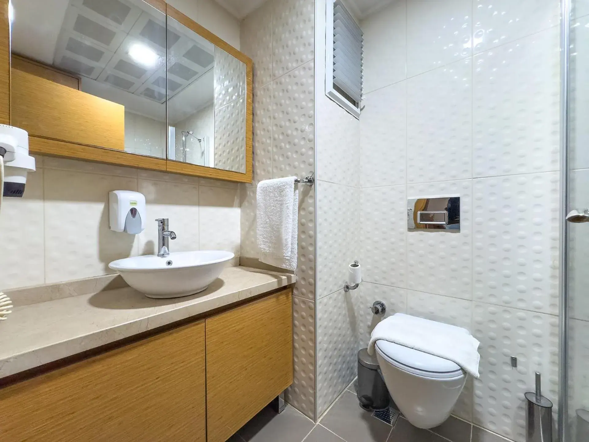 Shower in The Suites Shower in The Suites