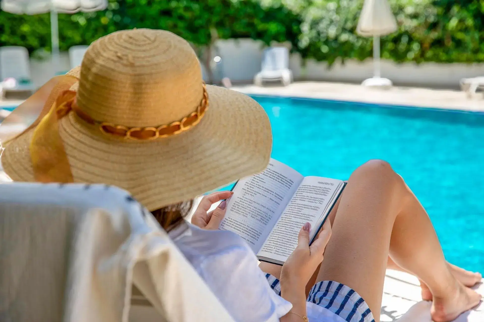 Pool view in The Suites Pool view in The Suites