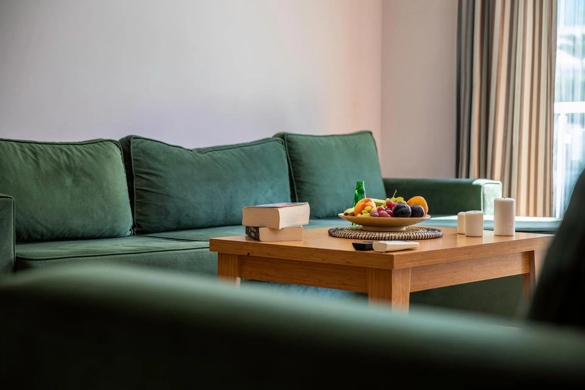 Living room in The Suites