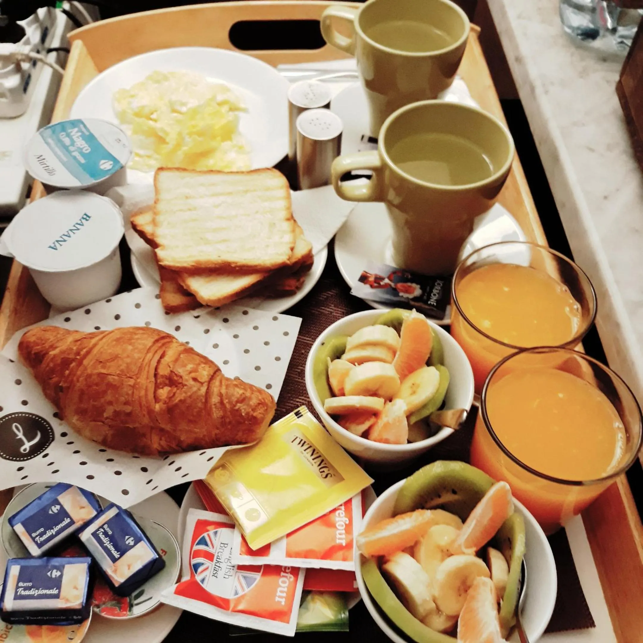 Breakfast in La Galleria