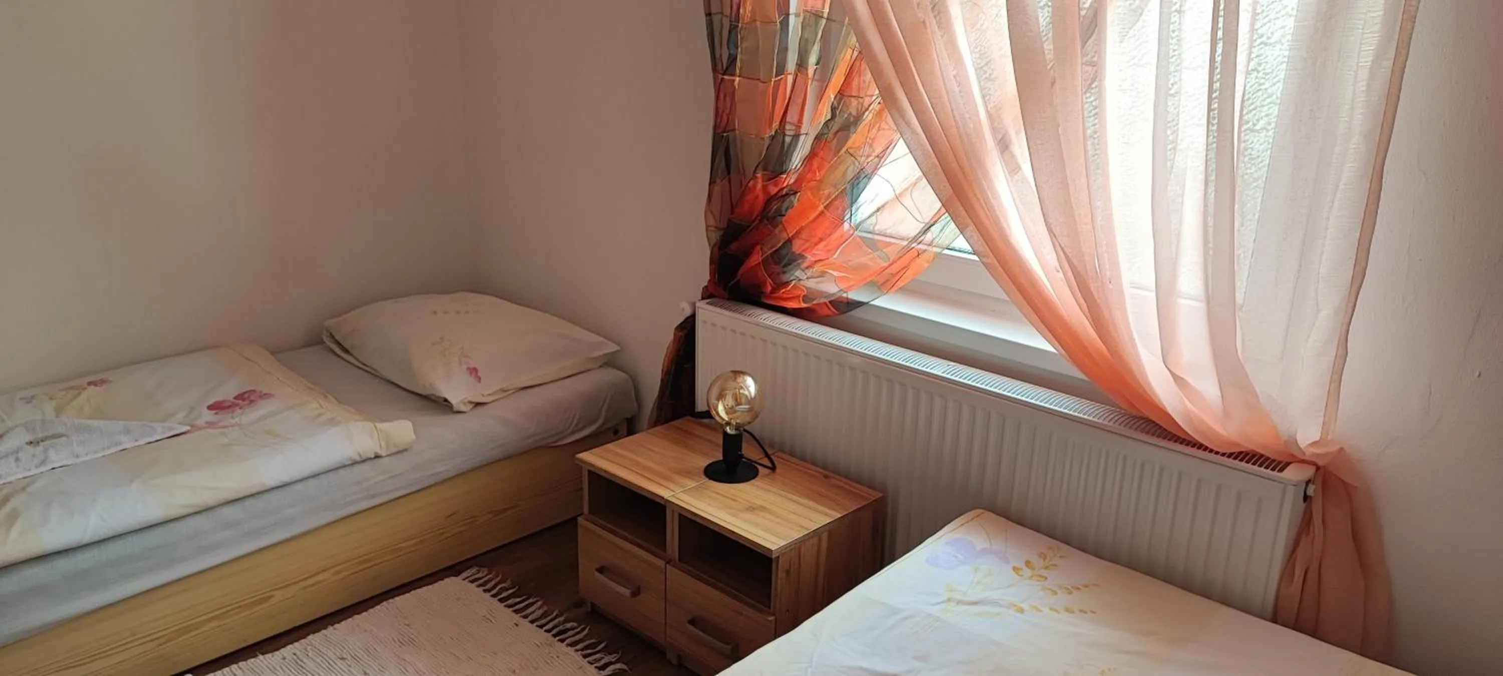Bed in Hotel Merkur