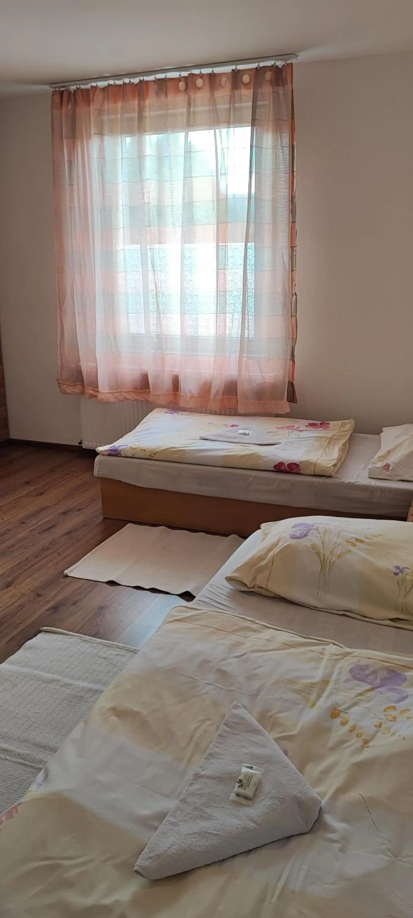 Bed in Hotel Merkur