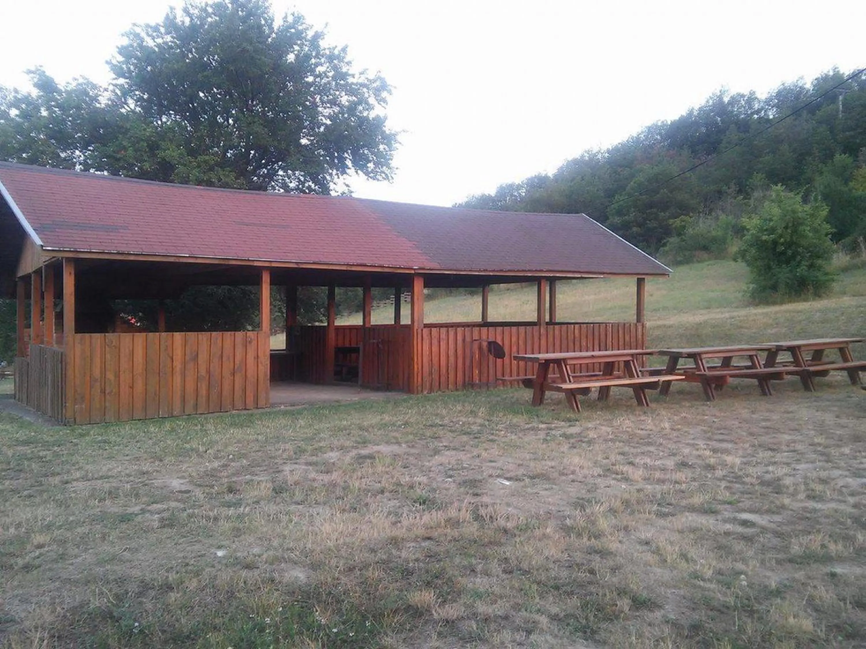 BBQ facilities in Hotel Merkur