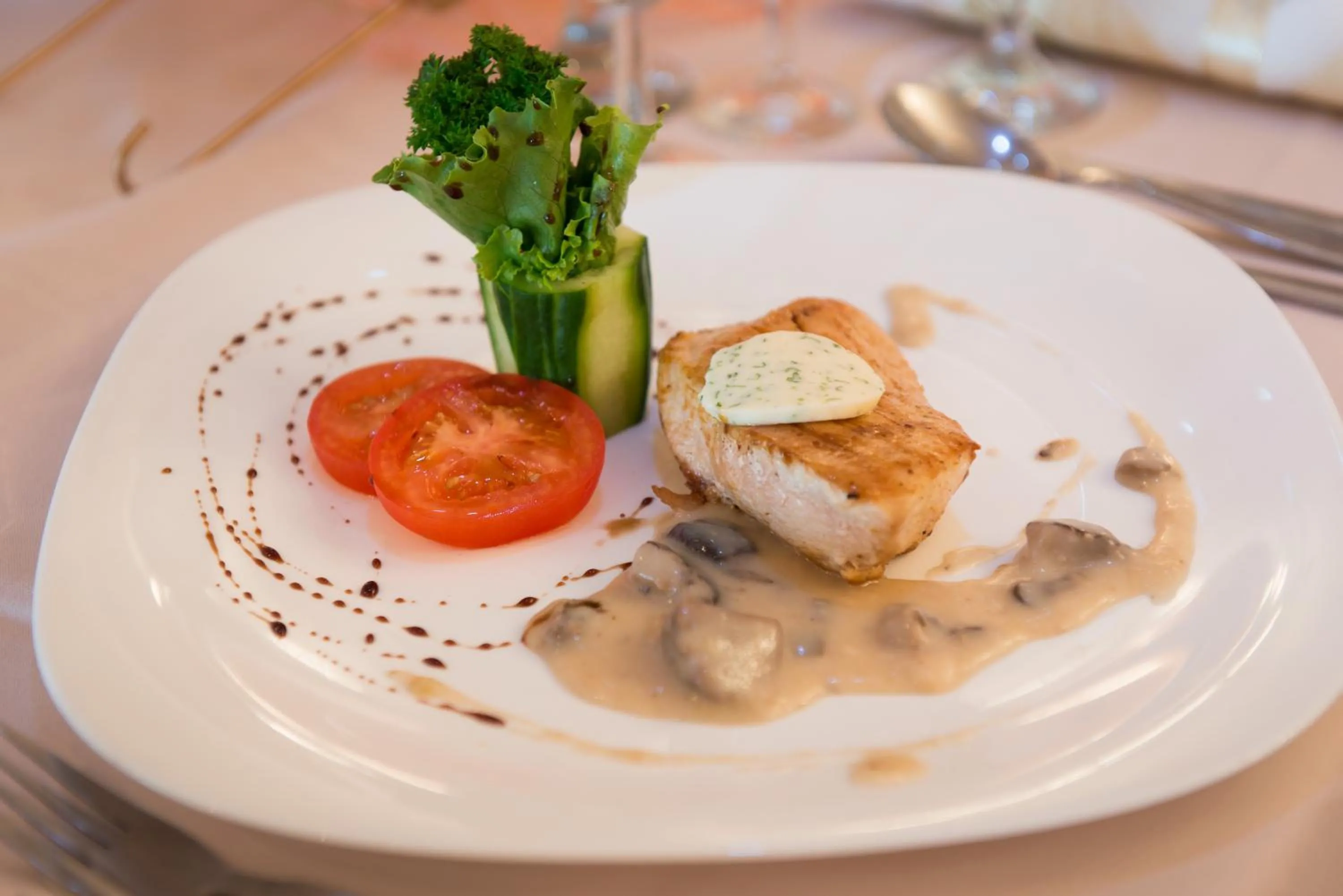 Food close-up in Hotel Merkur