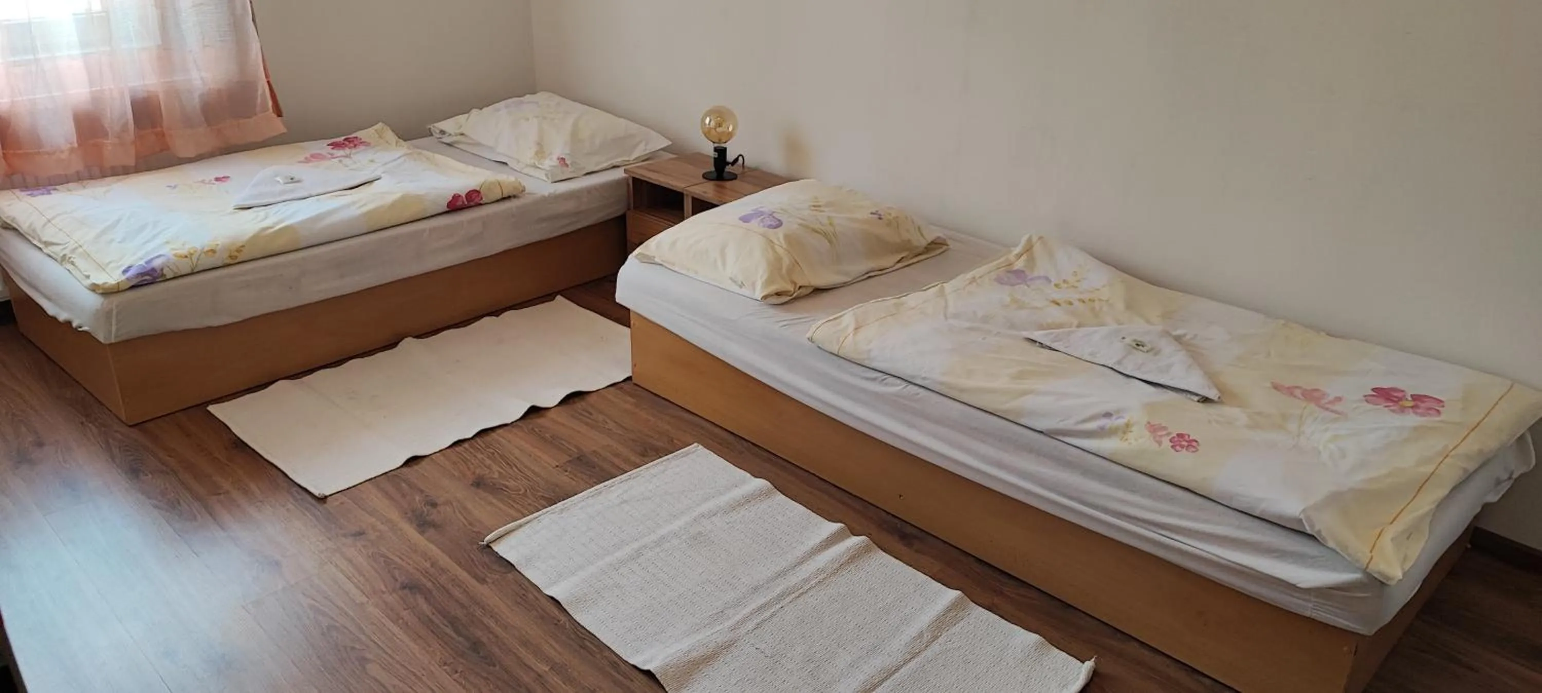 Bed in Hotel Merkur