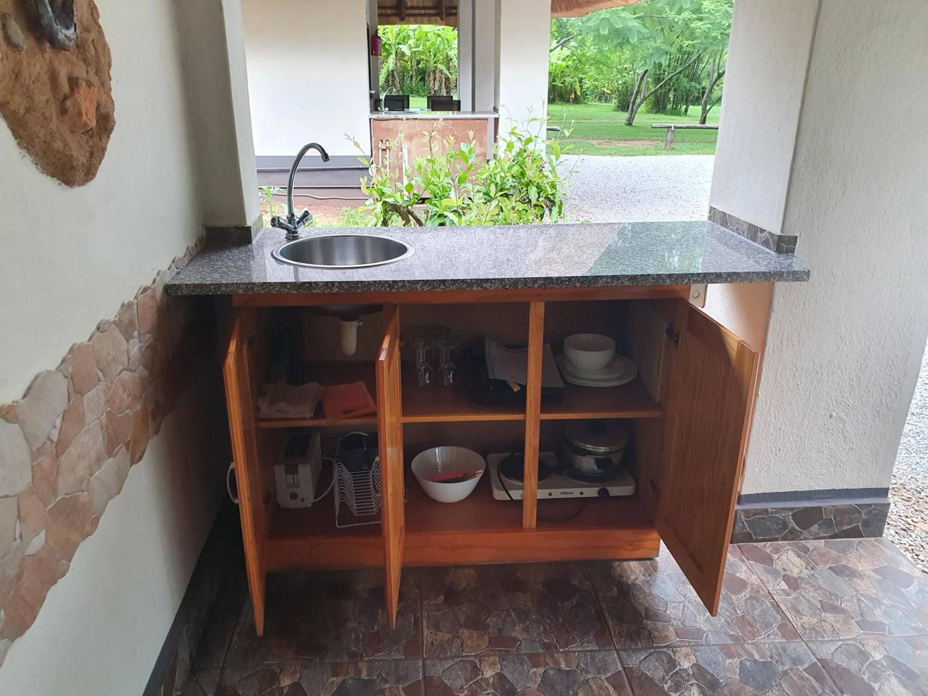 Decorative detail in Thokozani Lodge