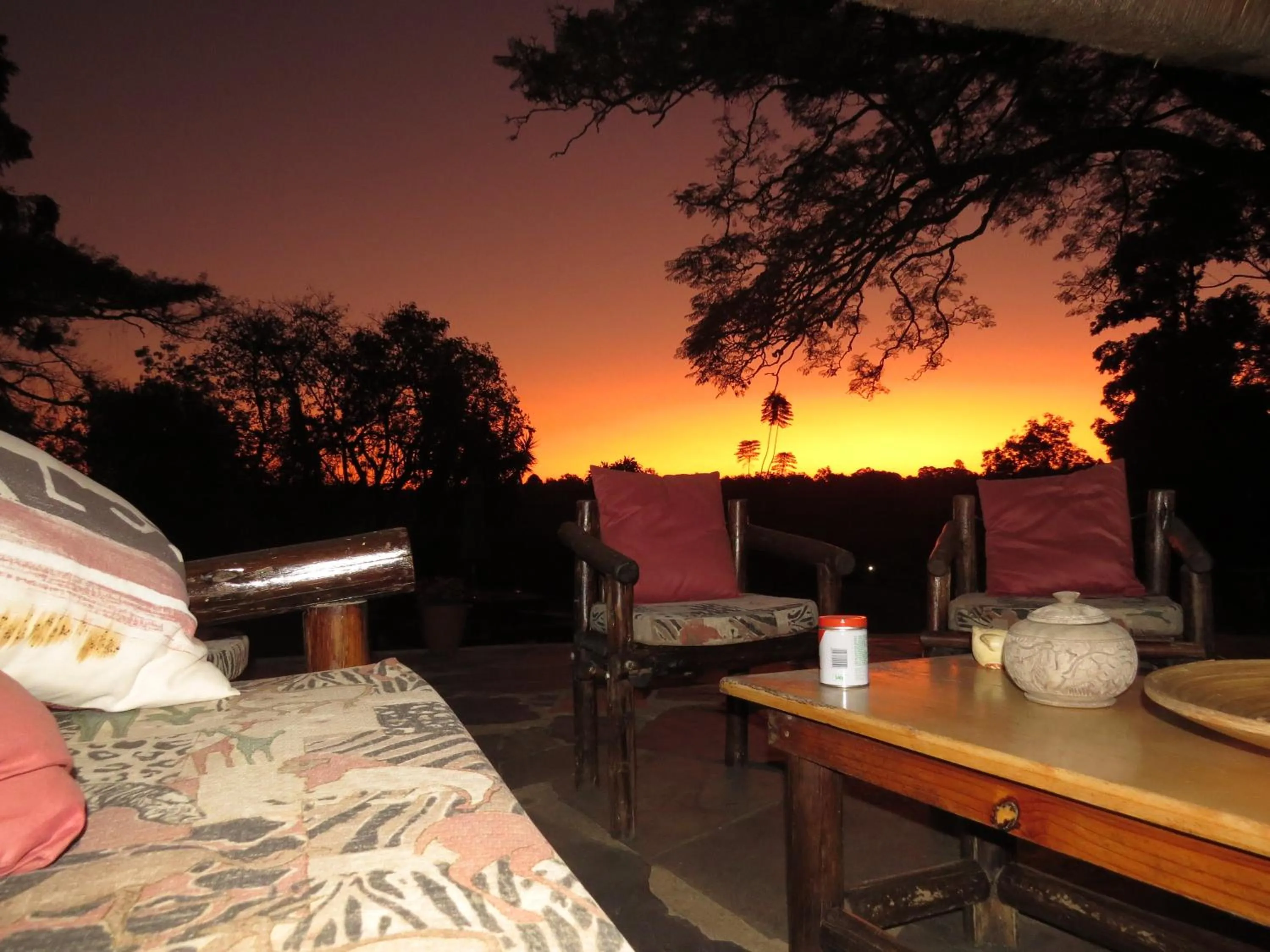 Balcony/Terrace in Thokozani Lodge