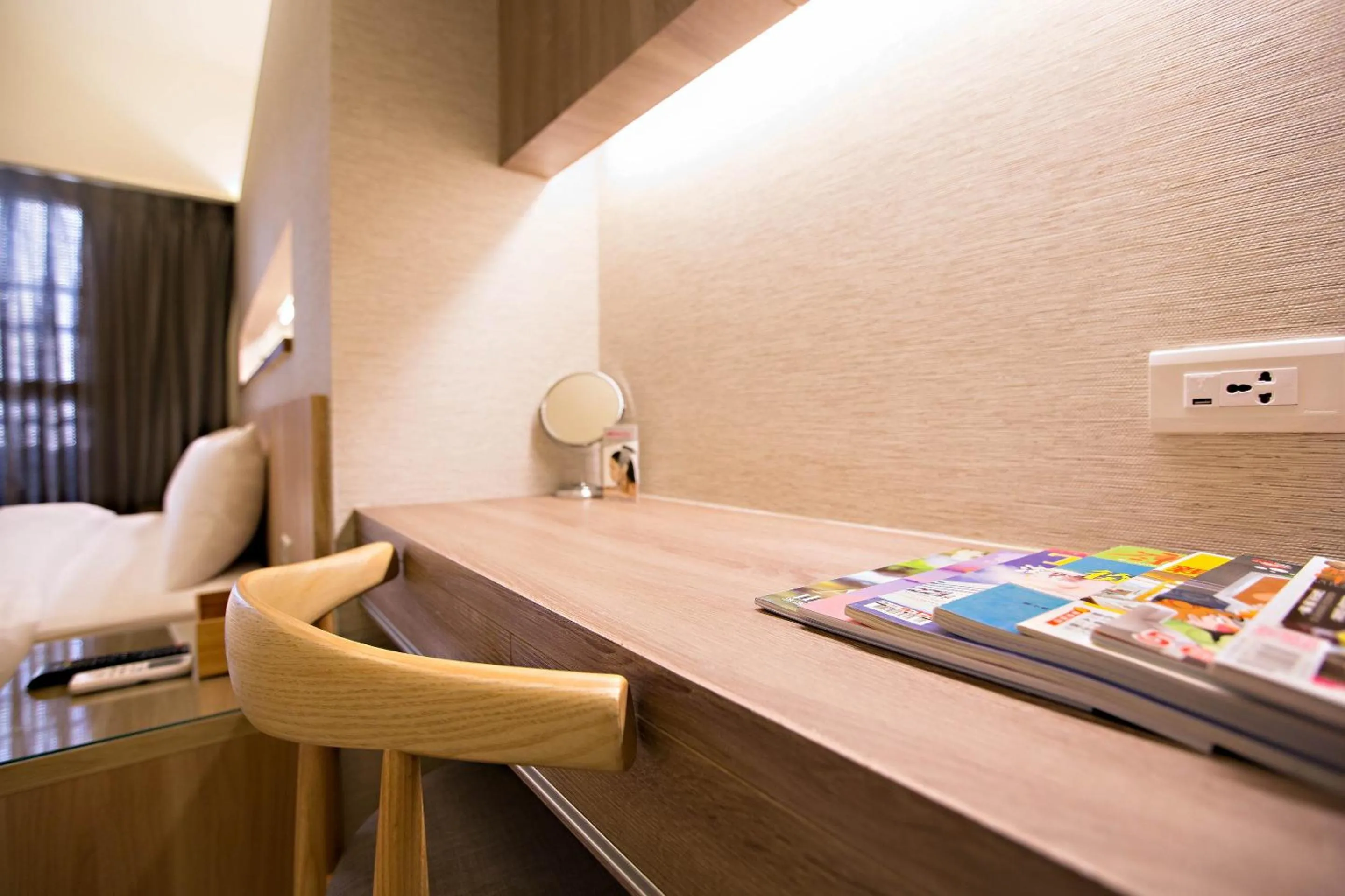 Decorative detail in Traveller-Inn Zhongzheng Library