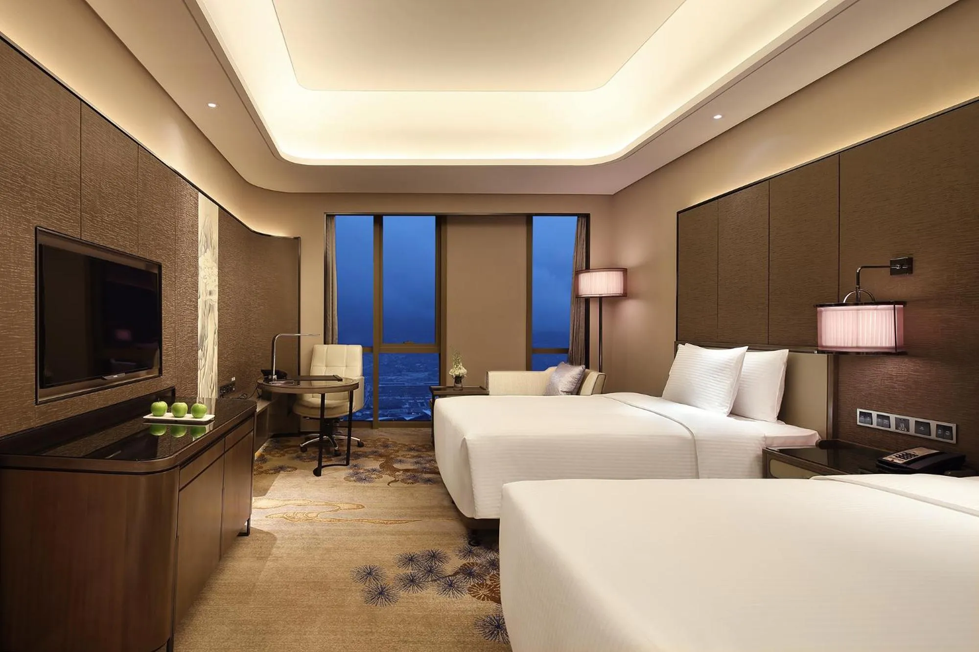 Bed in Wanda Realm Hotel Tai'an