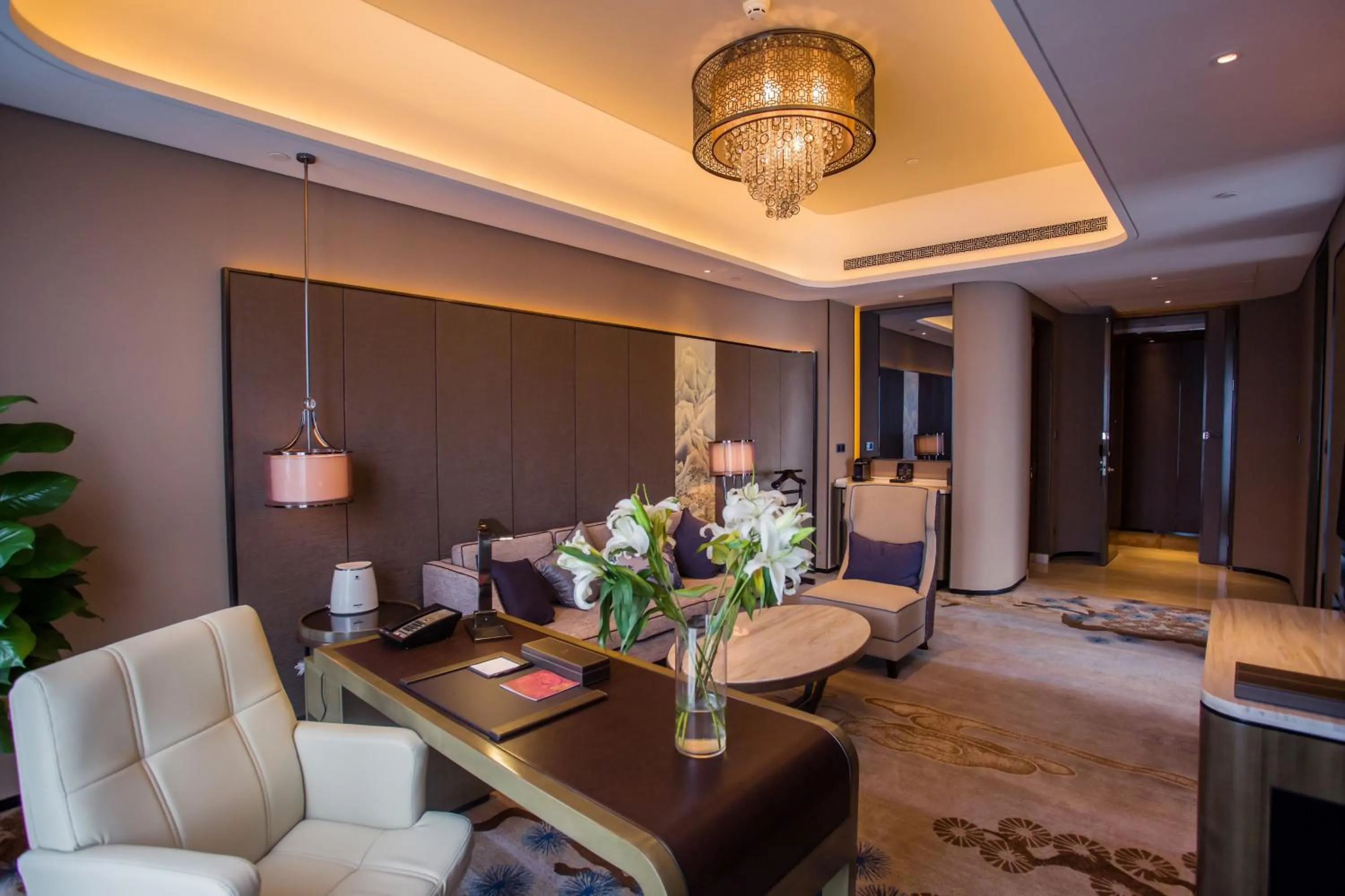 Living room in Wanda Realm Hotel Tai'an