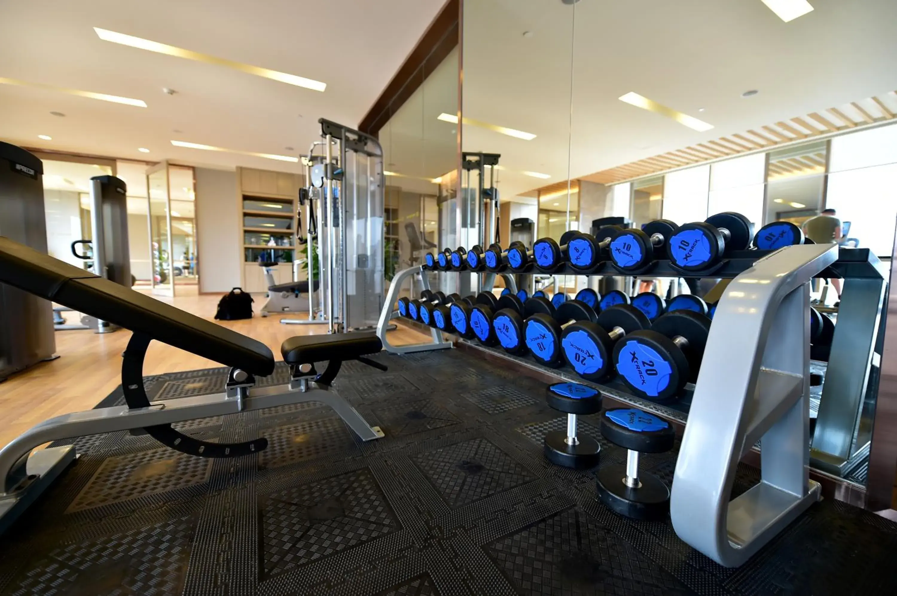 Fitness centre/facilities in Wanda Realm Hotel Tai'an Fitness centre/facilities in Wanda Realm Hotel Tai'an