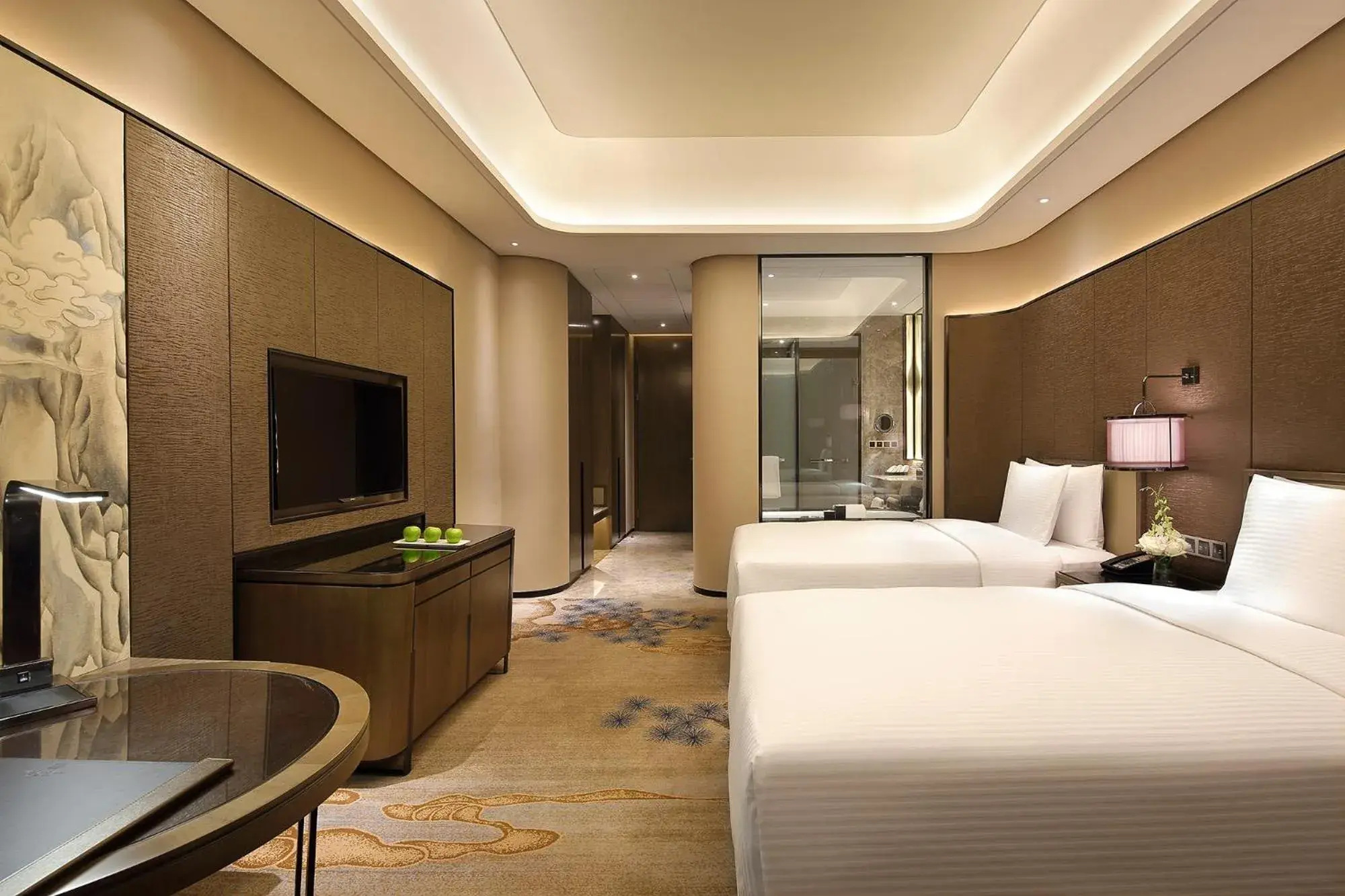 Bed in Wanda Realm Hotel Tai'an Bed in Wanda Realm Hotel Tai'an