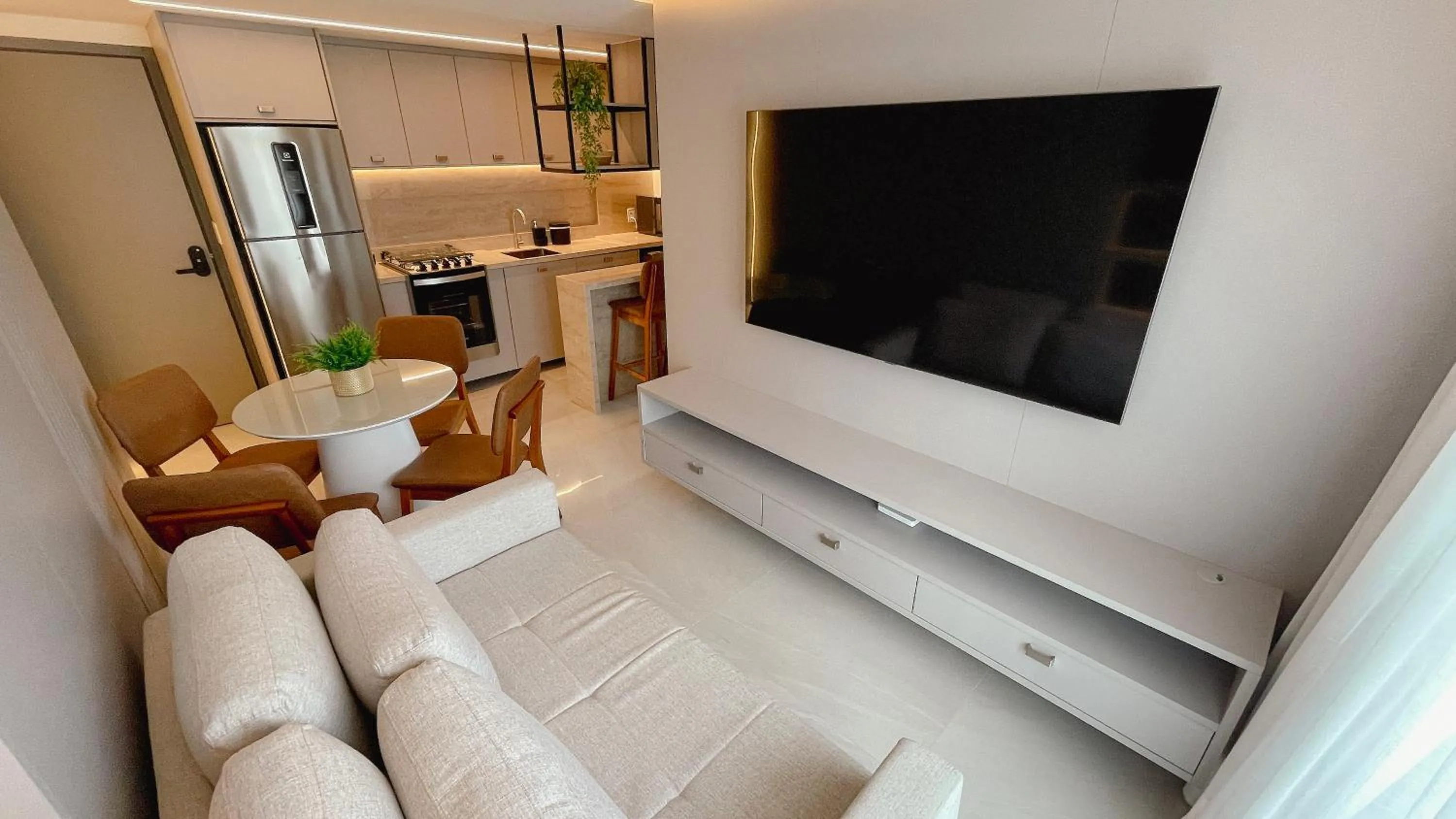 Apartment with Sea View in Jardins Almare Apart Hotel